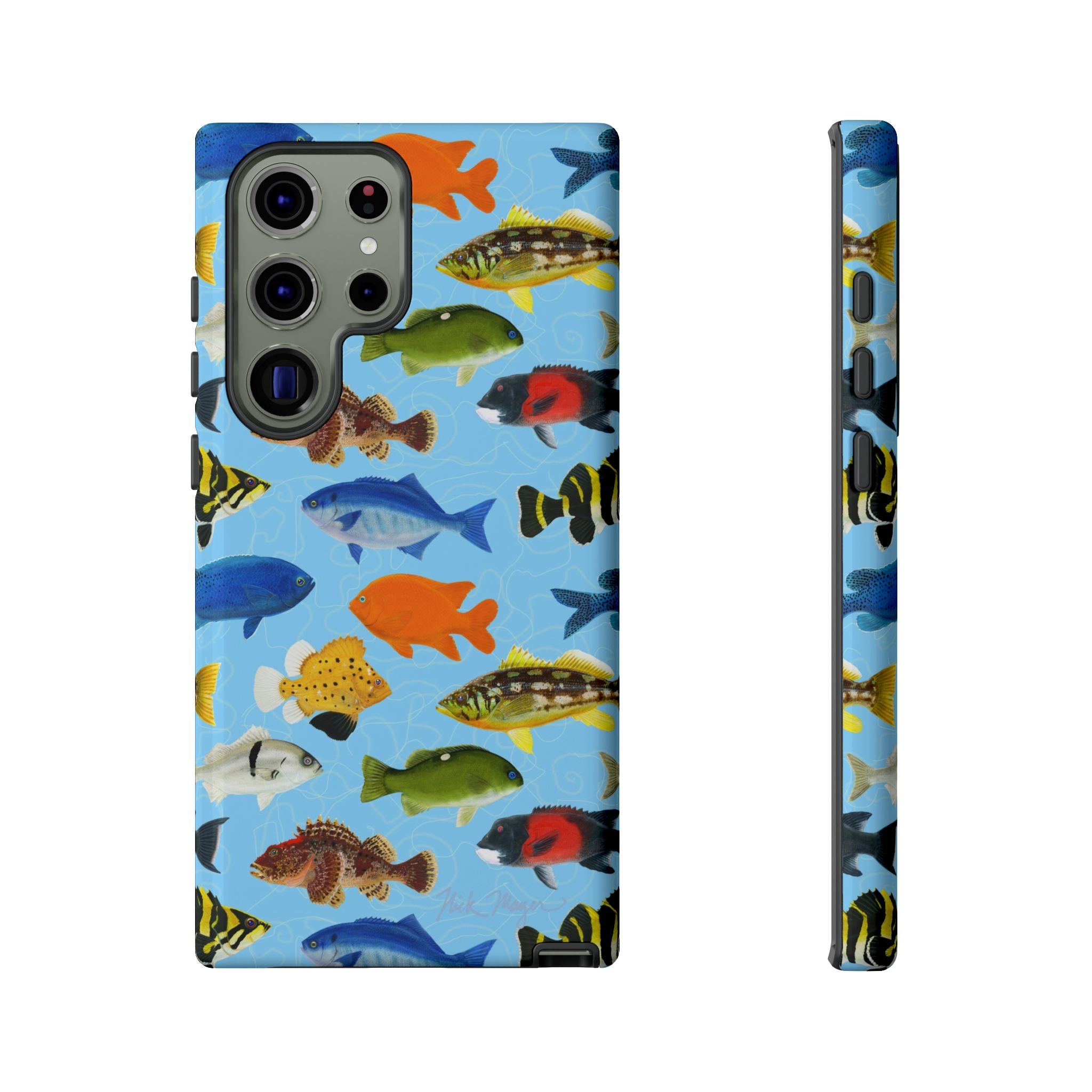 NEW California Fish Blue Phone Case (Samsung)