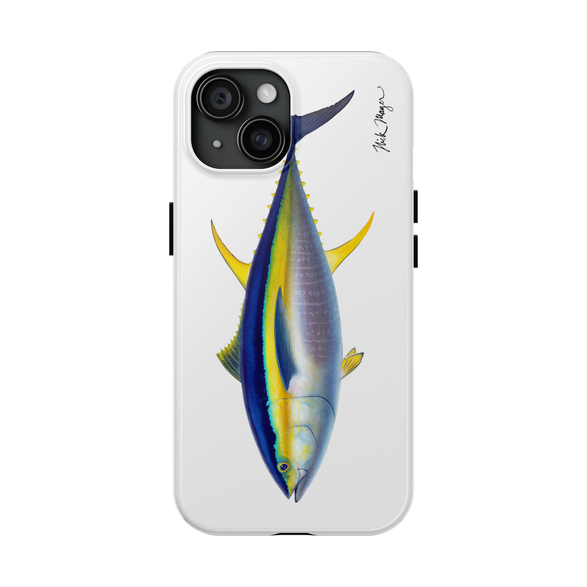 Yellowfin Tuna White Phone Case (iPhone) Printify