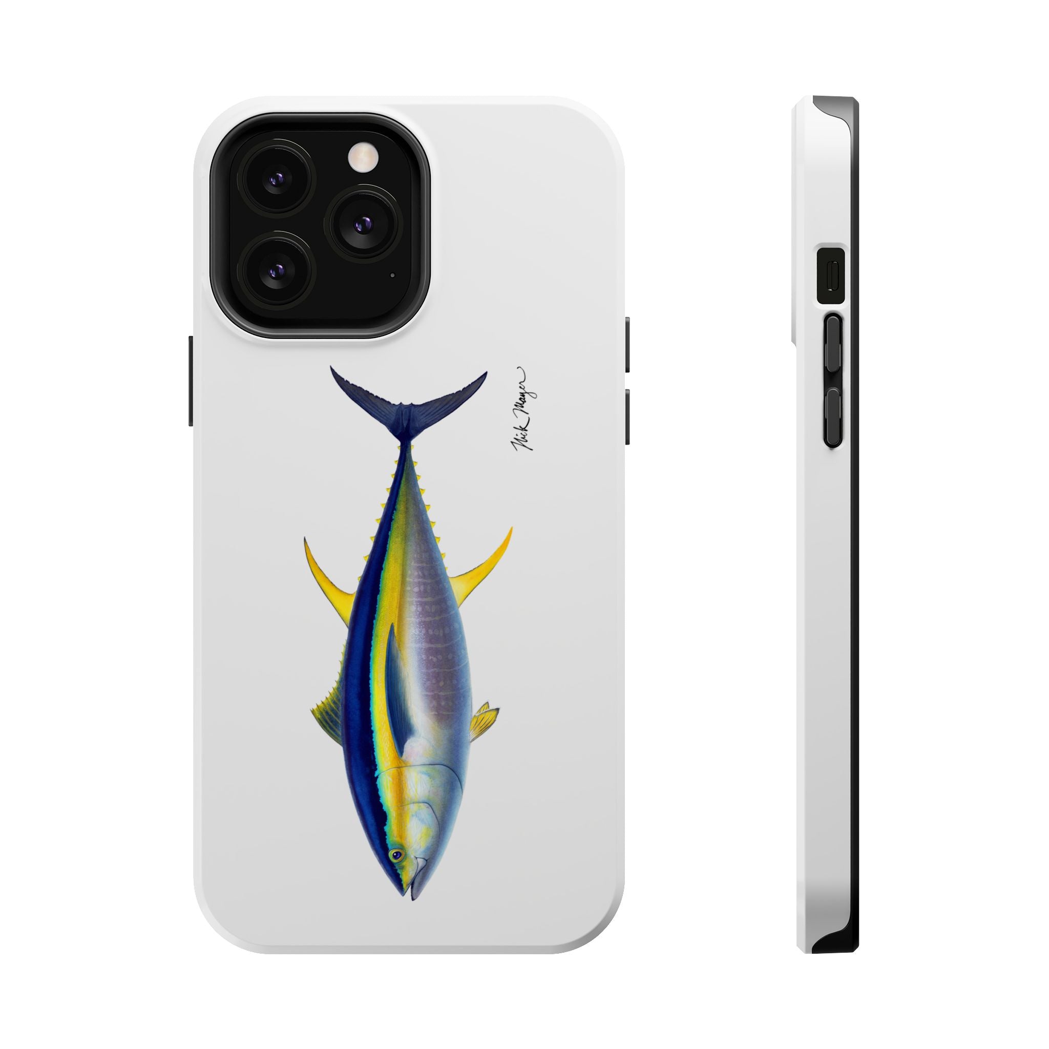 Yellowfin Tuna MagSafe White iPhone Case