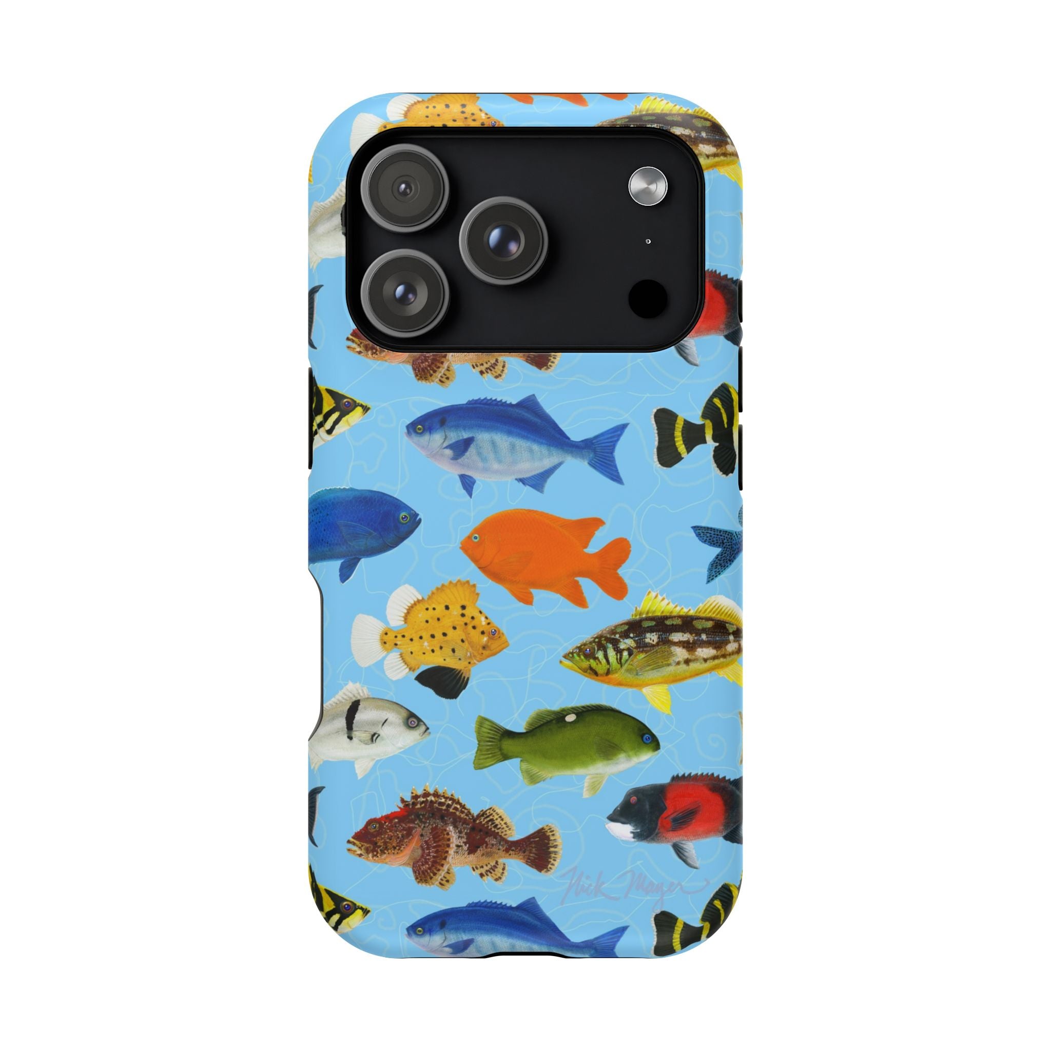 California Fish Blue MagSafe iPhone Case