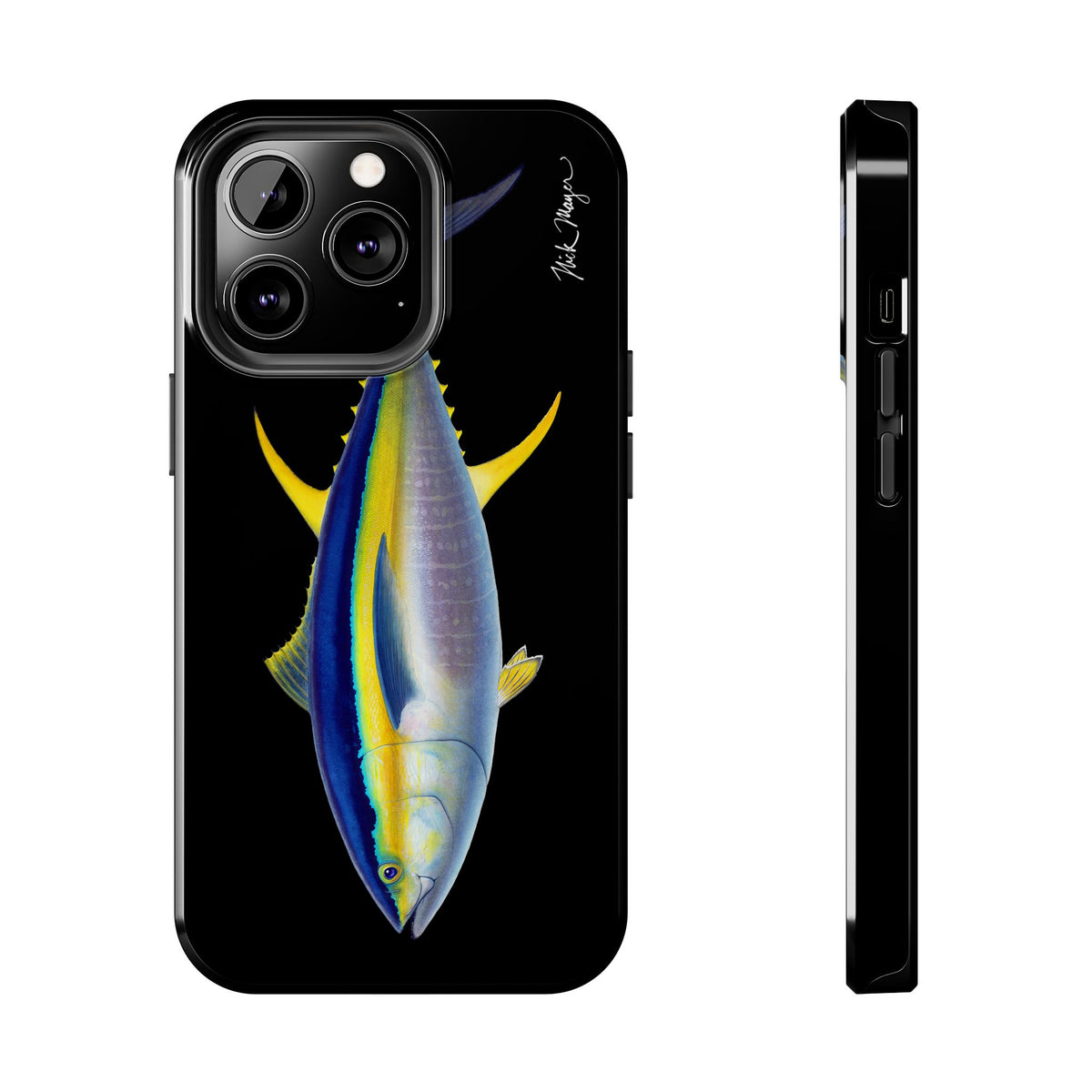 Yellowfin Tuna Black Phone Case (iPhone) Printify