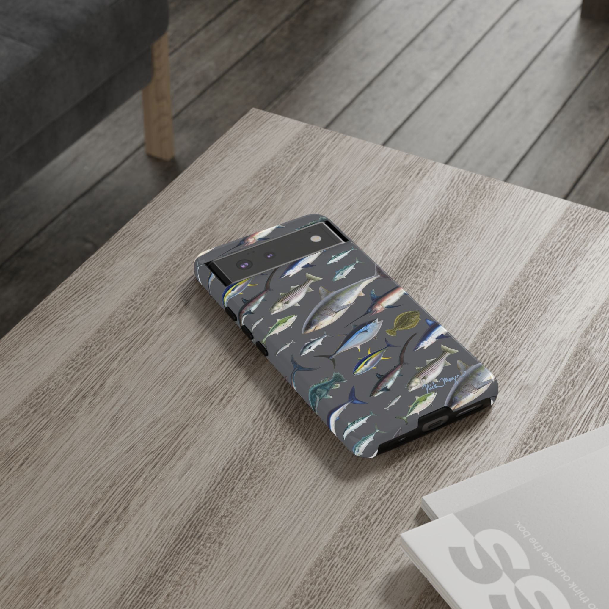 New England Offshore Fish Grey Phone Case, NEW!  (Samsung)