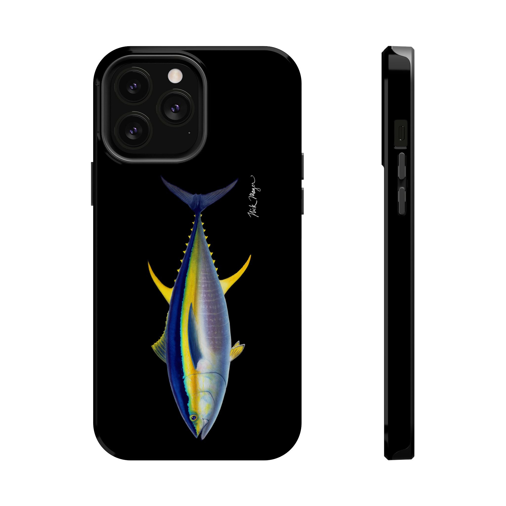 Yellowfin Tuna MagSafe Black iPhone Case