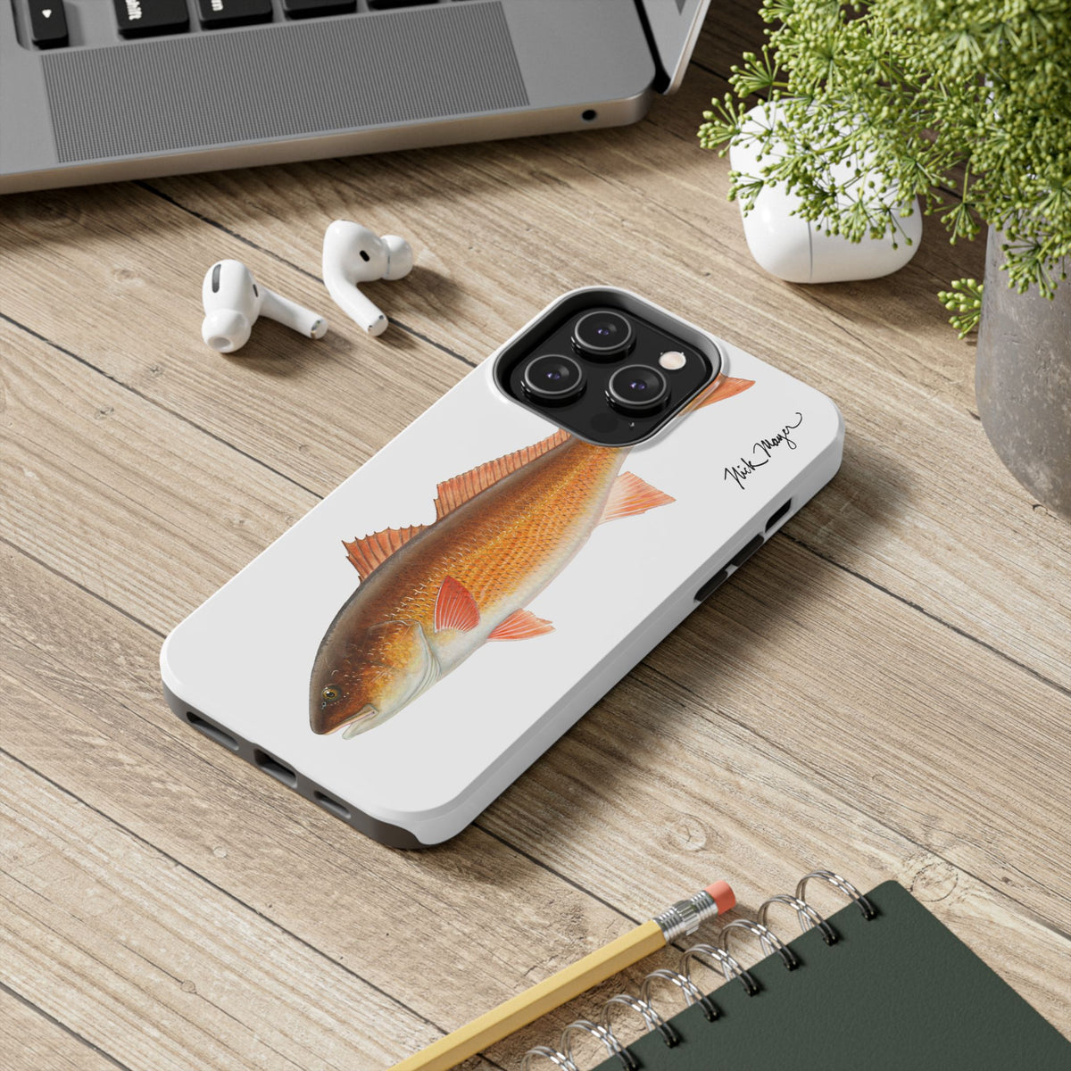 Redfish White Phone Case (iPhone) Printify