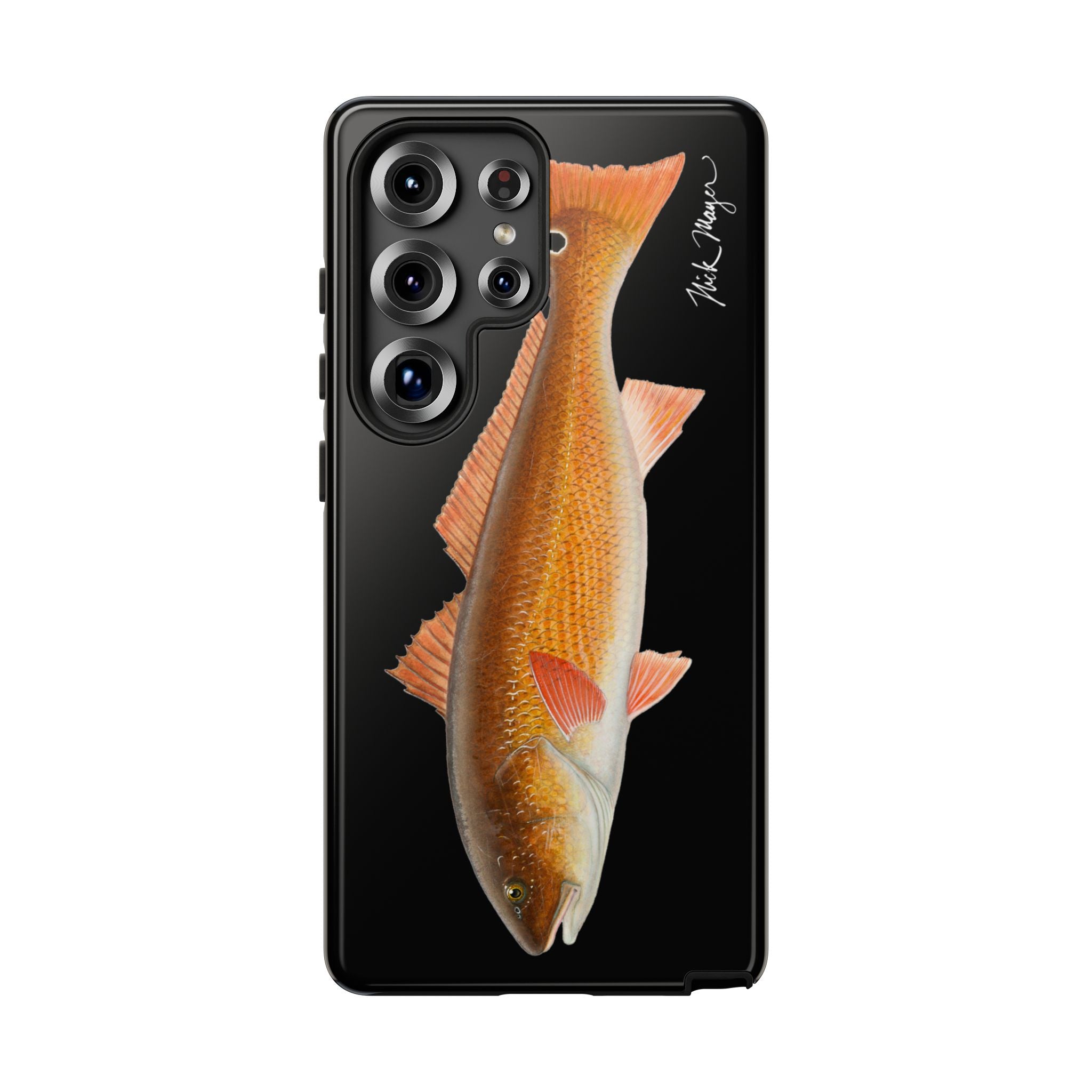 Redfish Black Phone Case (Samsung) Printify