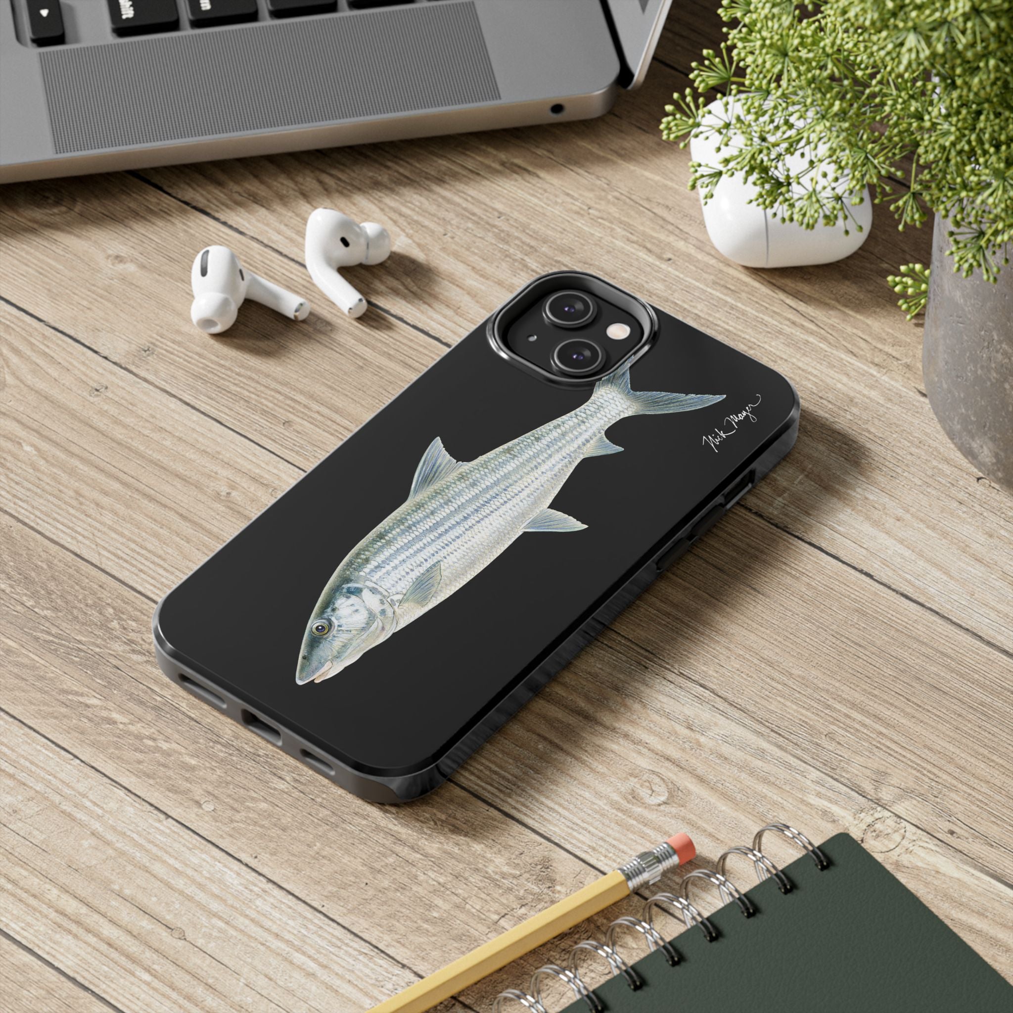 Bonefish Black Phone Case (iPhone)