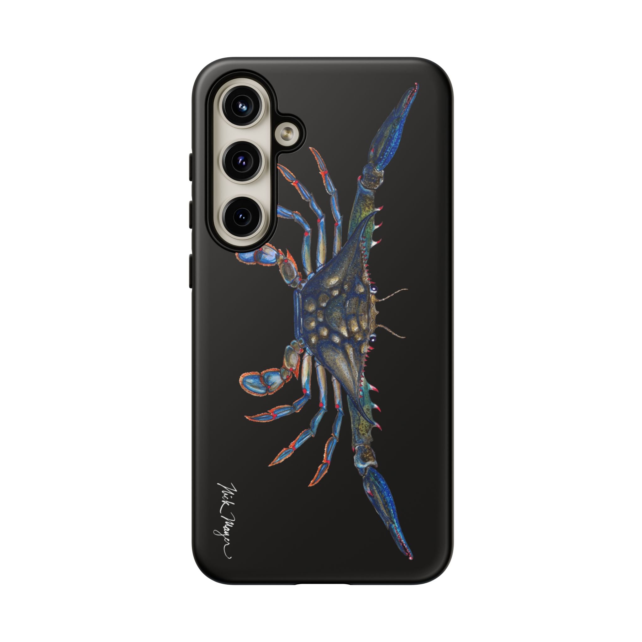 Blue Crab Black Phone Case (Samsung)