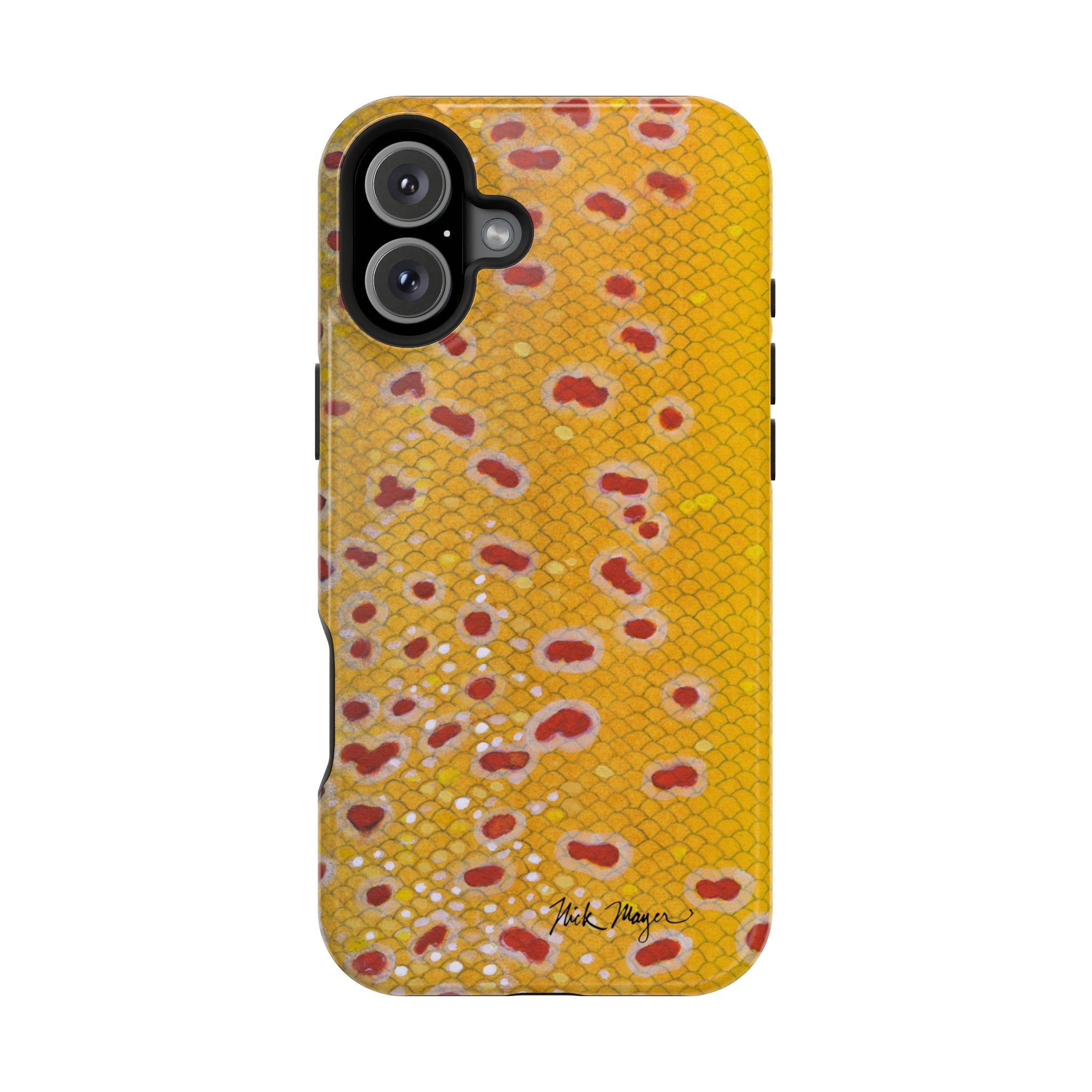 Brown Trout 3 Skin MagSafe iPhone Case