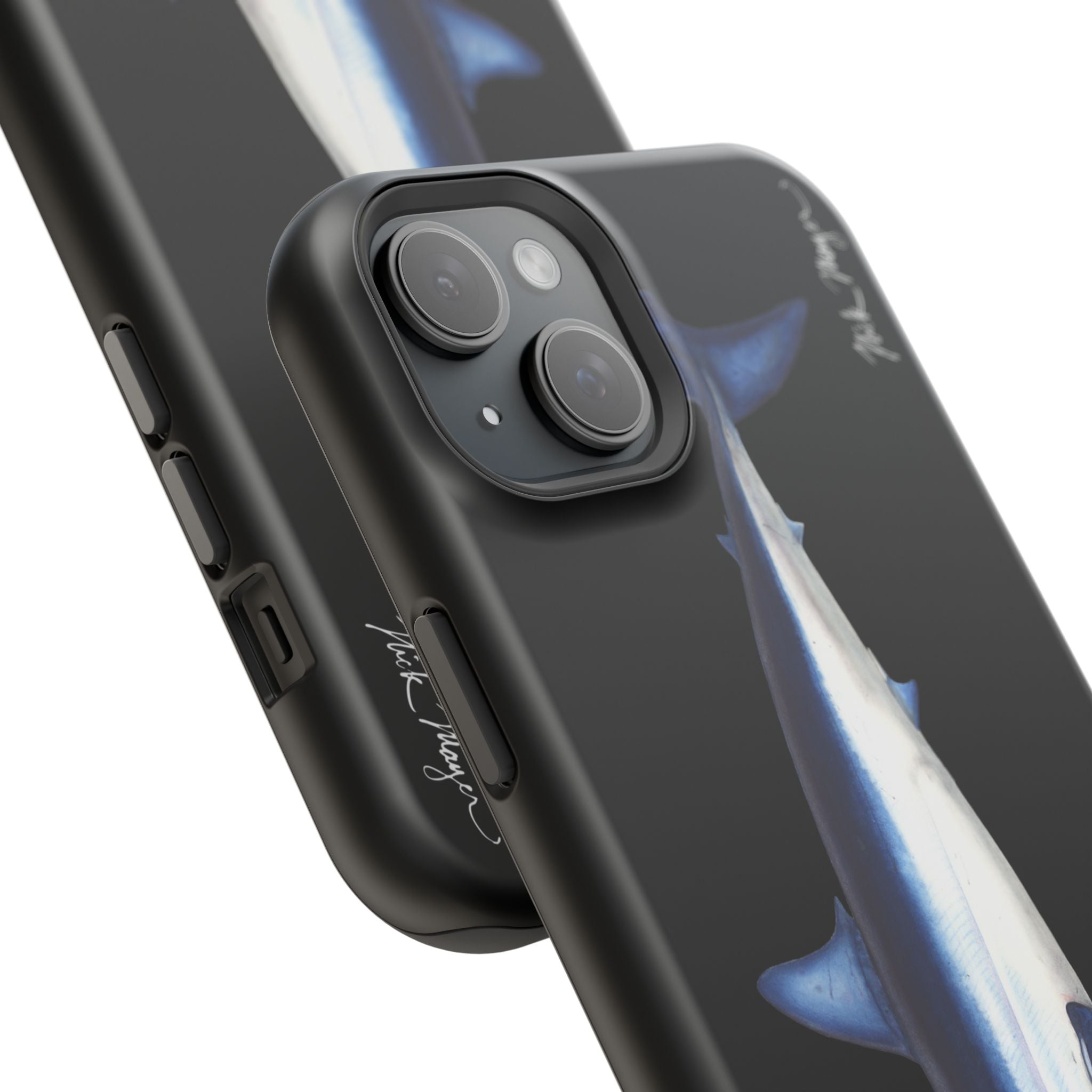 Mako Shark MagSafe Black iPhone Case