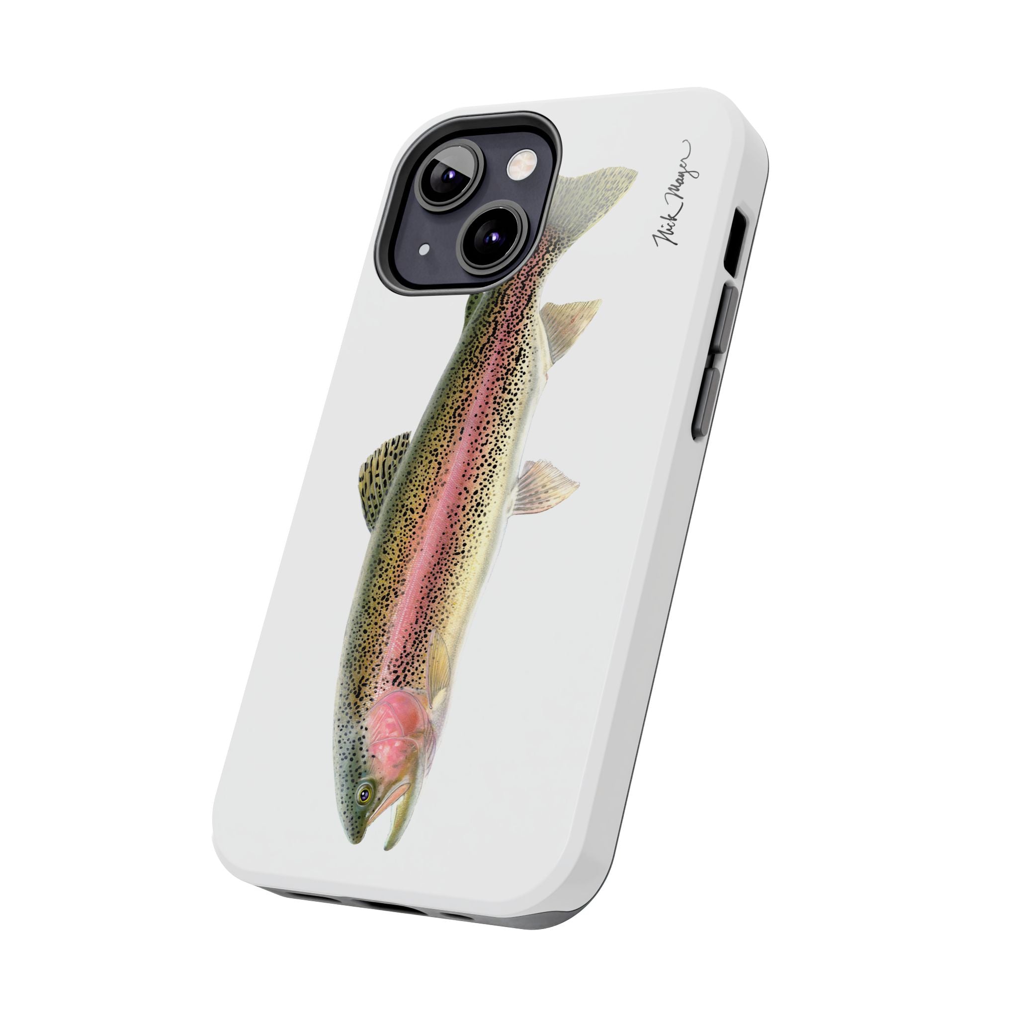 Rainbow Trout White Phone Case (iPhone)