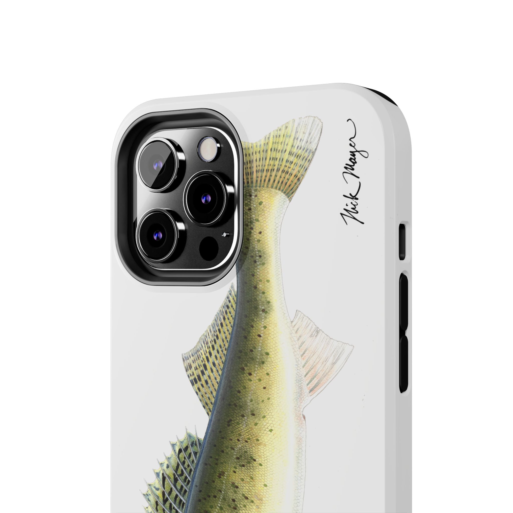 Walleye White Phone Case (iPhone)