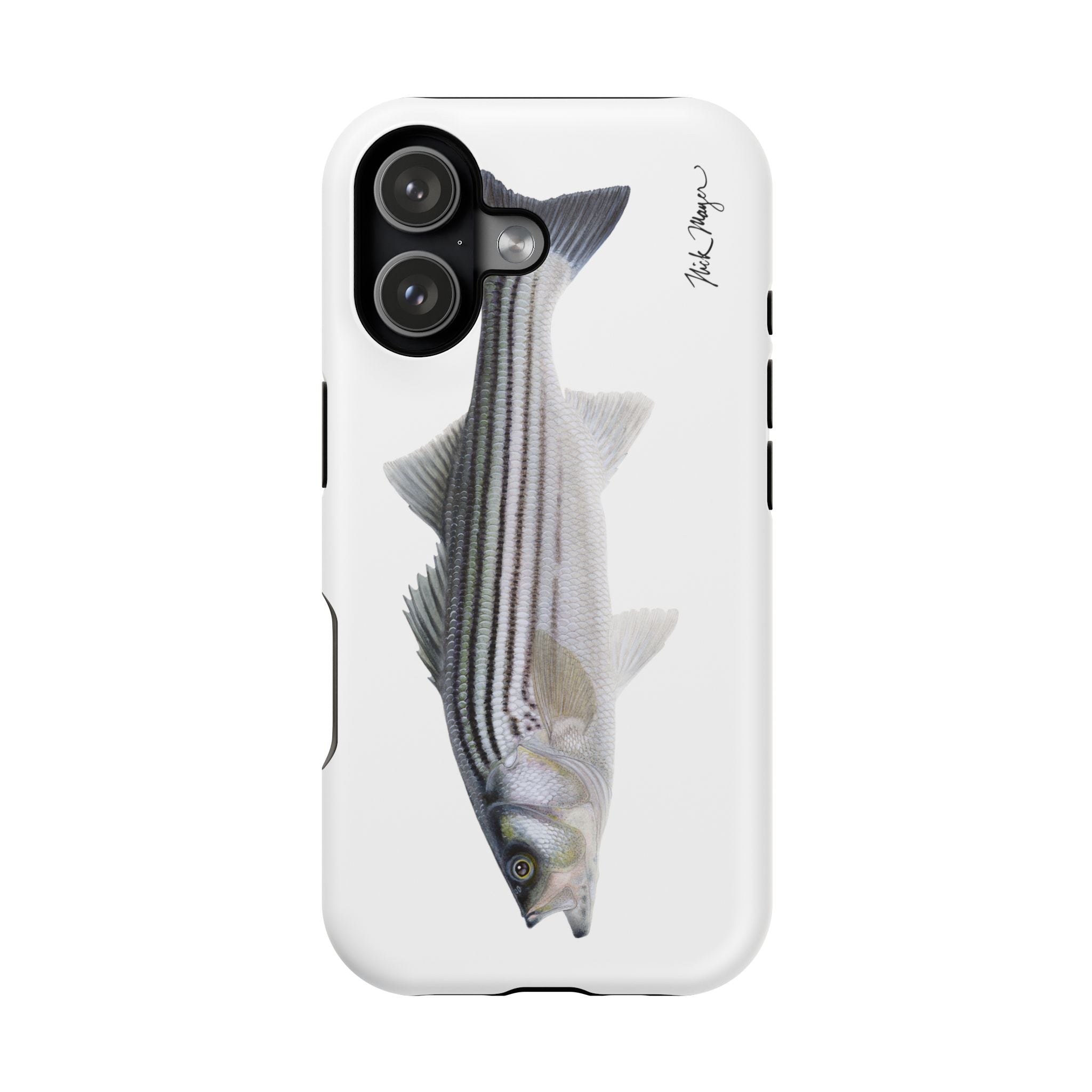 Schoolie Striper MagSafe White iPhone Case