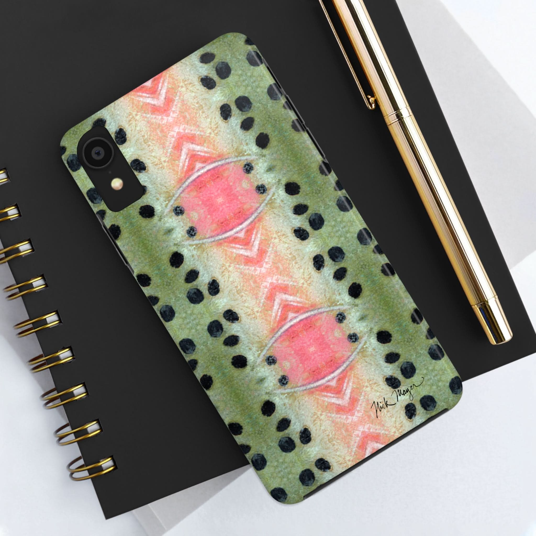 Rainbow Trout Pattern Phone Case (iPhone)