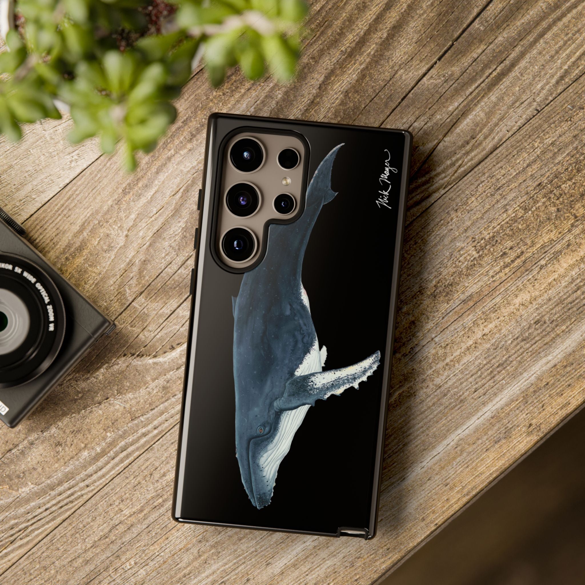 Humpback Black Phone Case (Samsung)