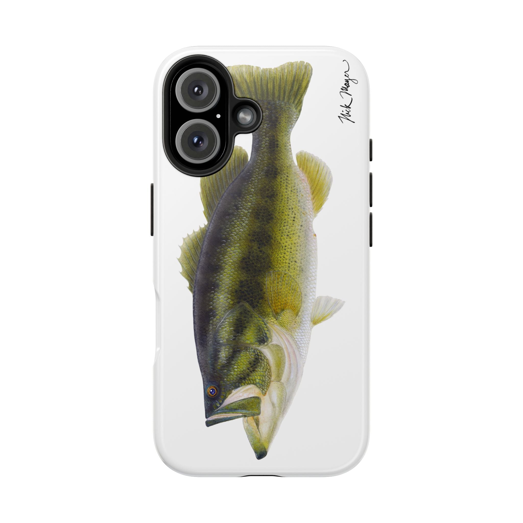 Largemouth Bass White Phone Case (iPhone)