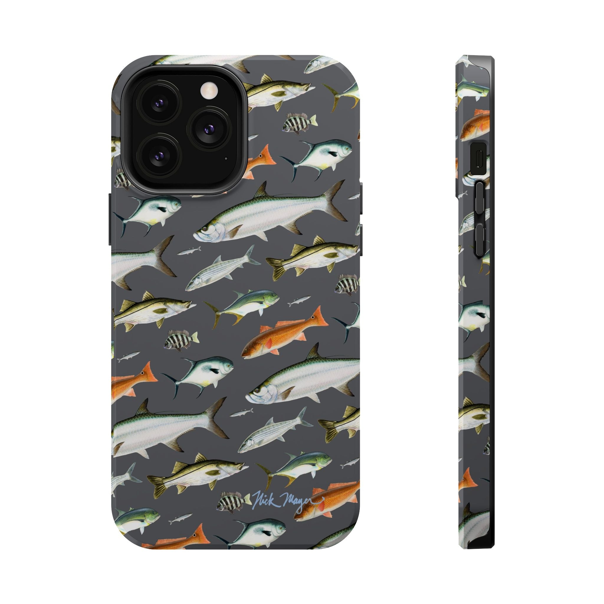 Southern Fish Grey MagSafe iPhone Case