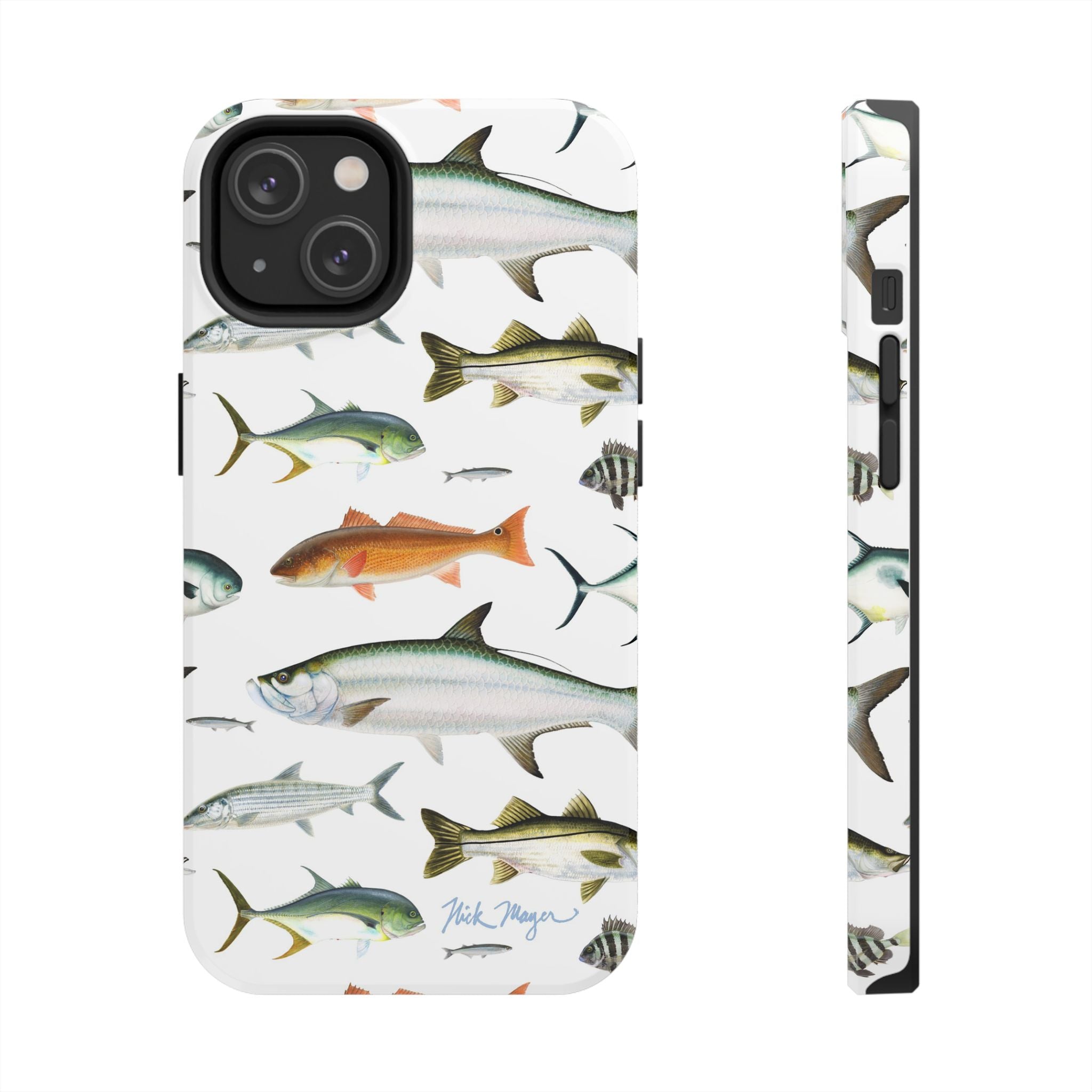 Southern Fish White iPhone 14 Case - Clearance / Final Sale