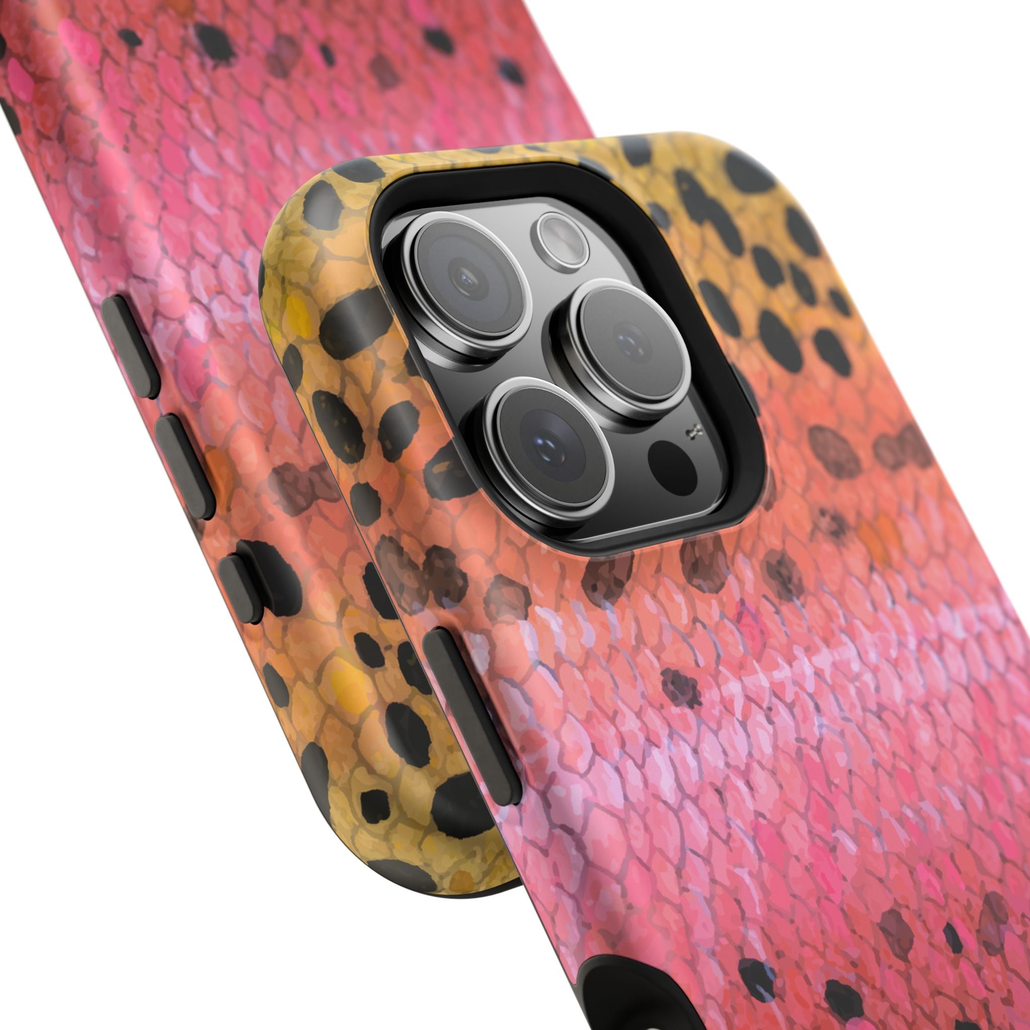 Rainbow Trout Skin MagSafe iPhone Case