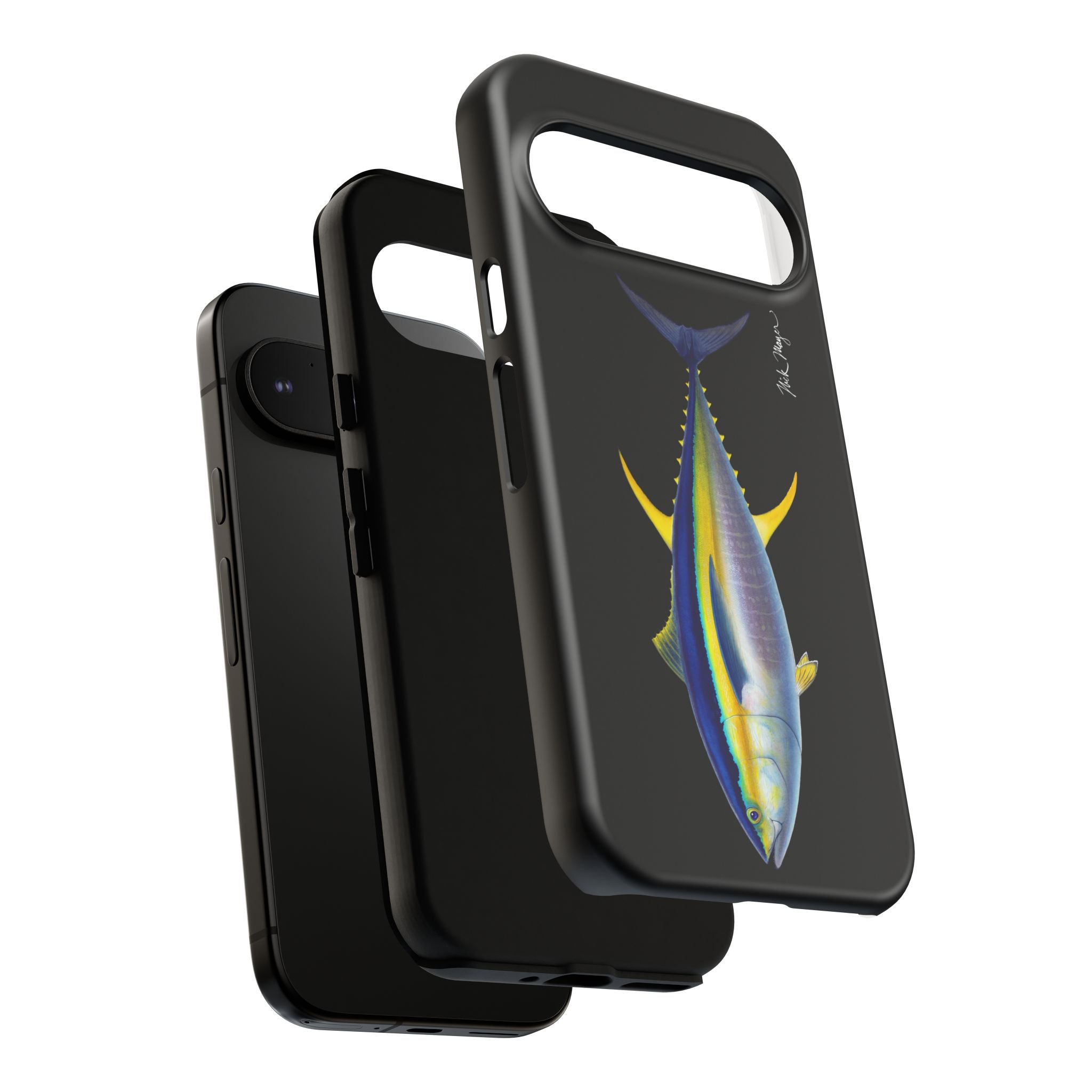 Yellowfin Tuna Black Phone Case (Samsung) Printify