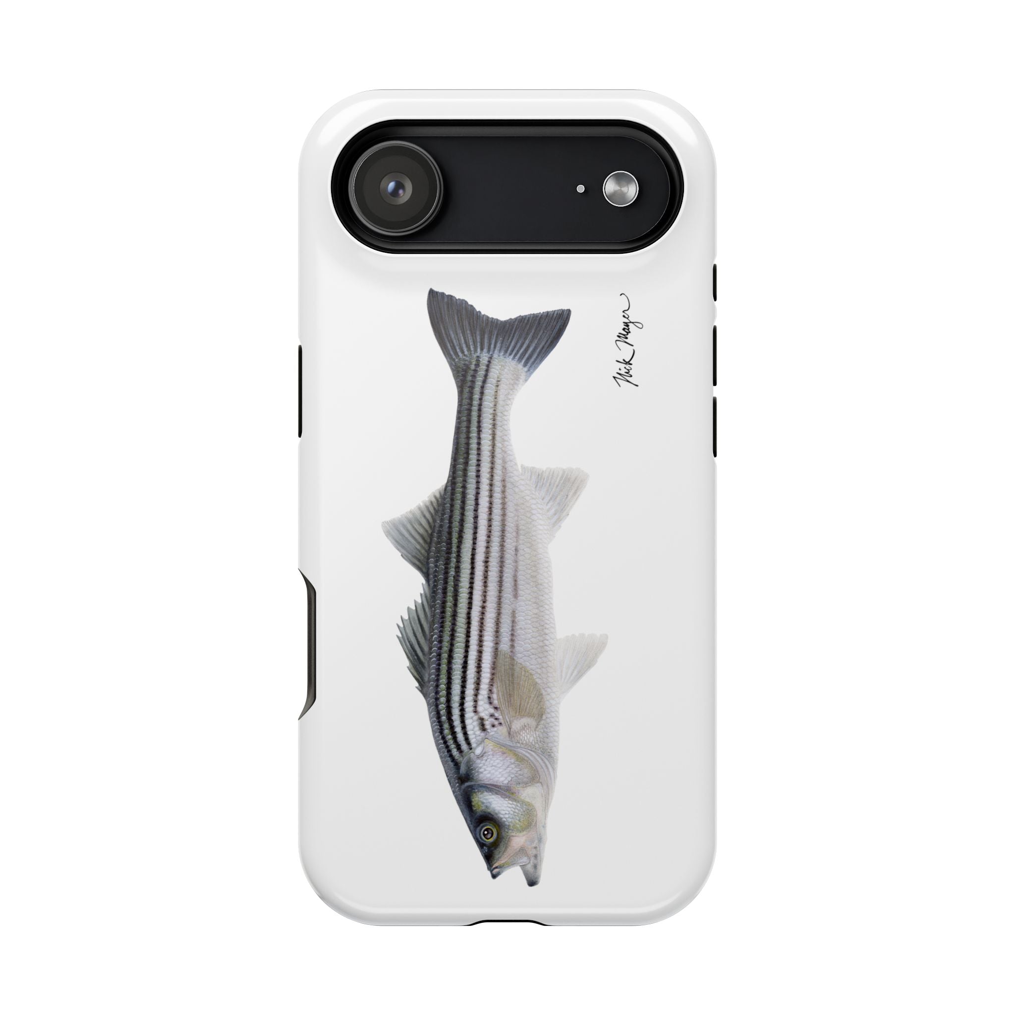 Schoolie Striper MagSafe White iPhone Case
