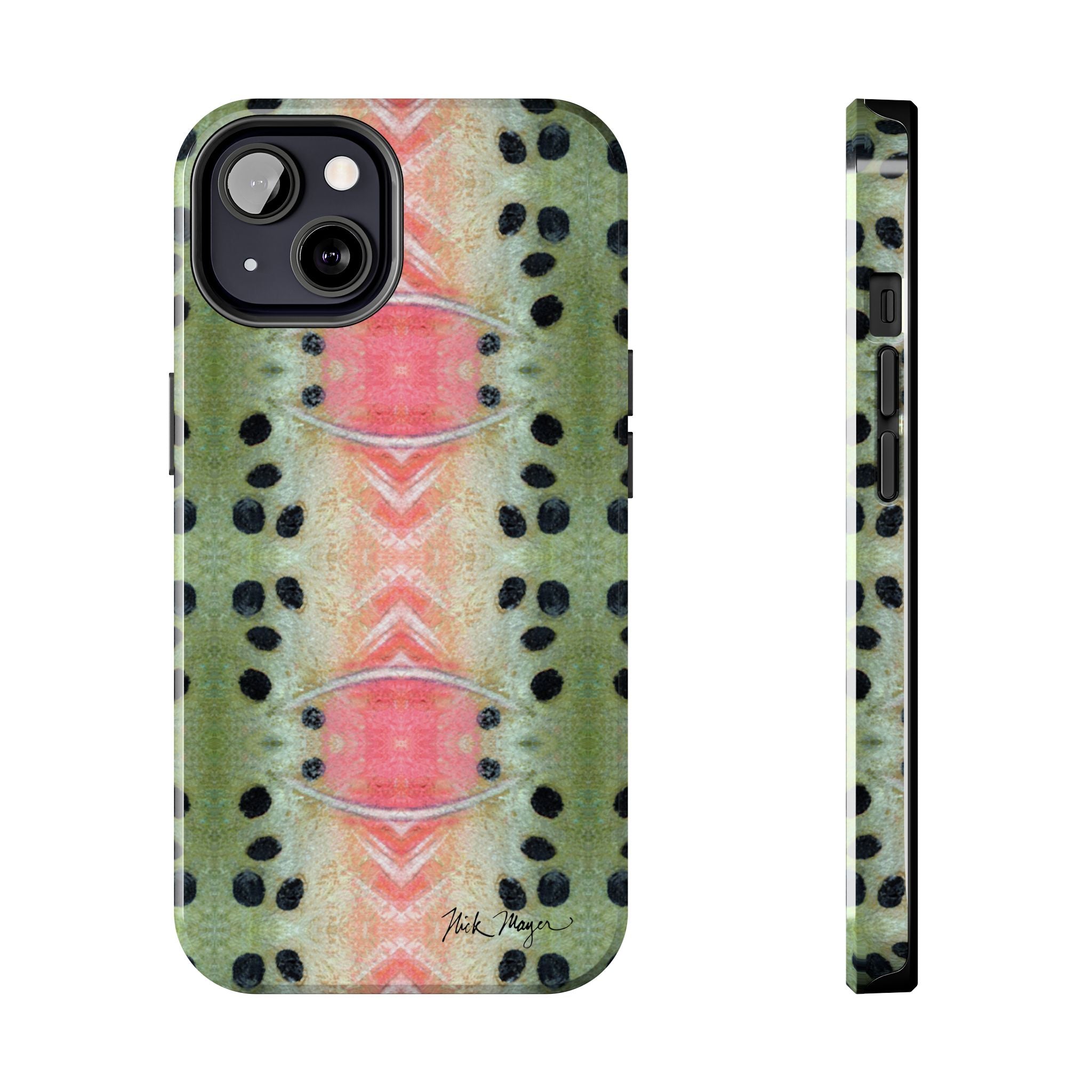 Rainbow Trout Pattern Phone Case (iPhone)
