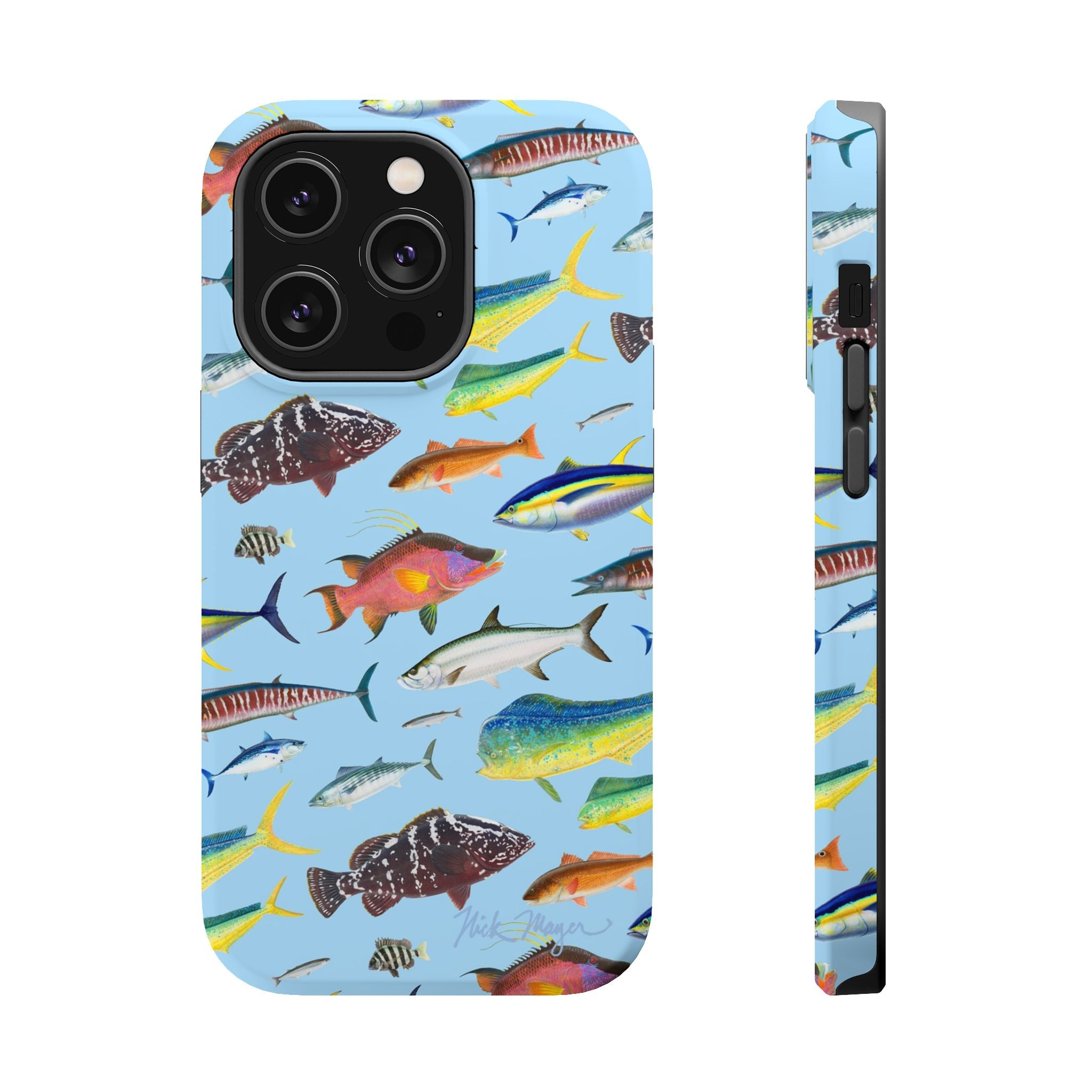 Southern Offshore Fish Blue MagSafe iPhone Case
