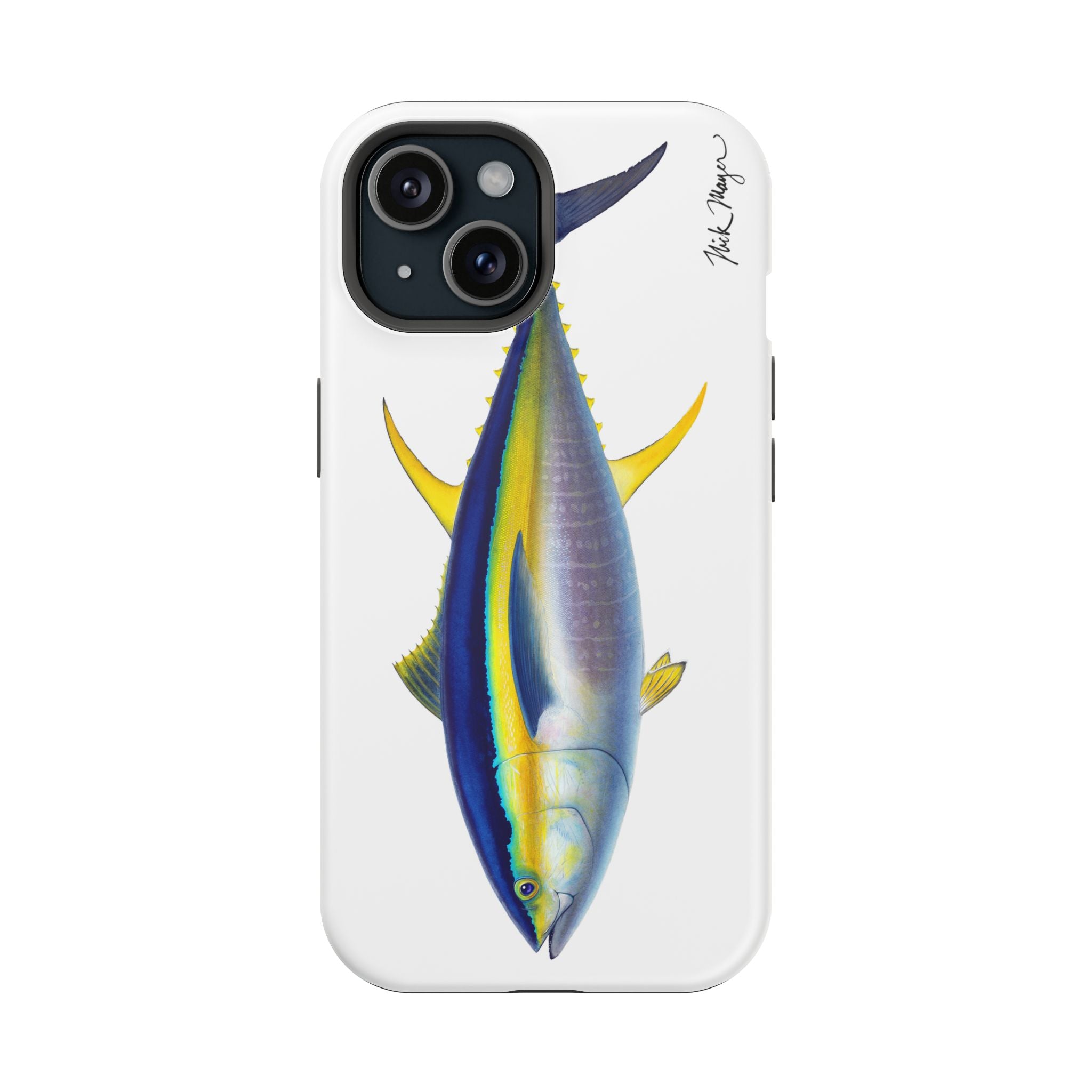 Yellowfin Tuna MagSafe White iPhone Case