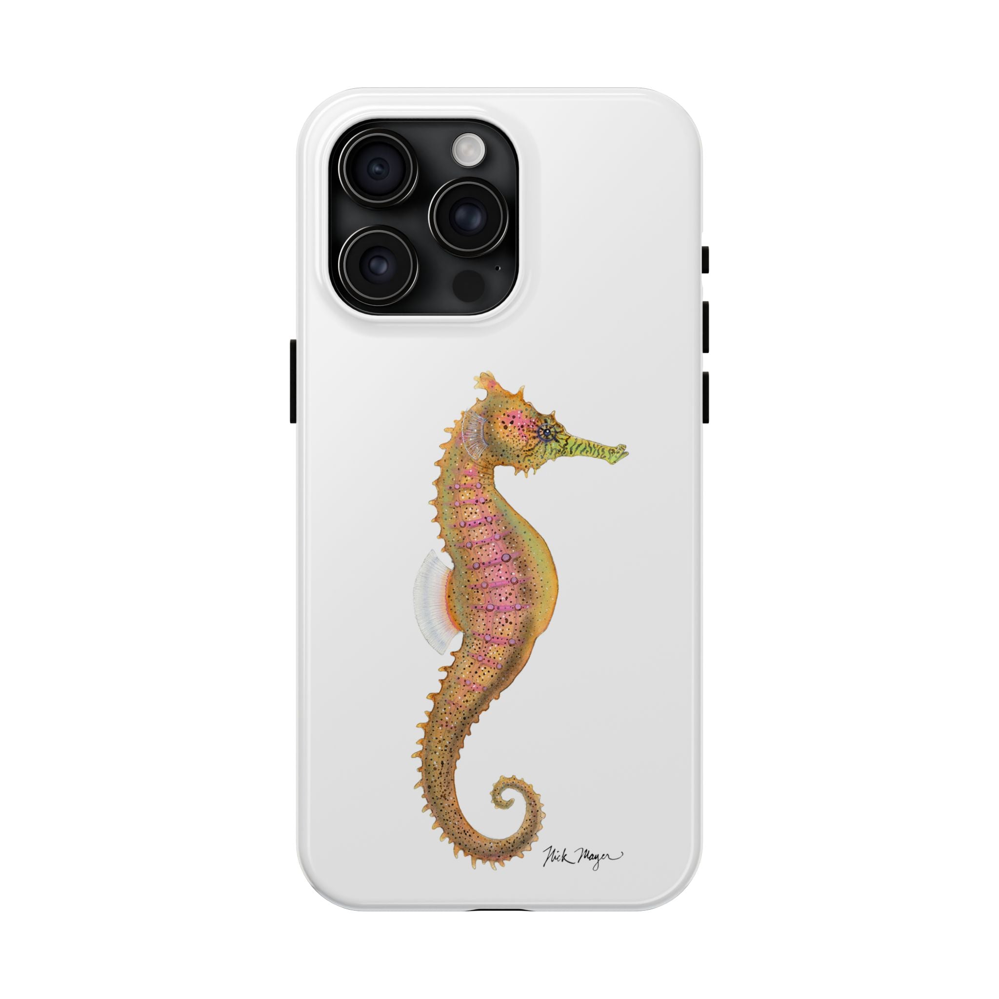 Pink Seahorse Phone Case (iPhone)