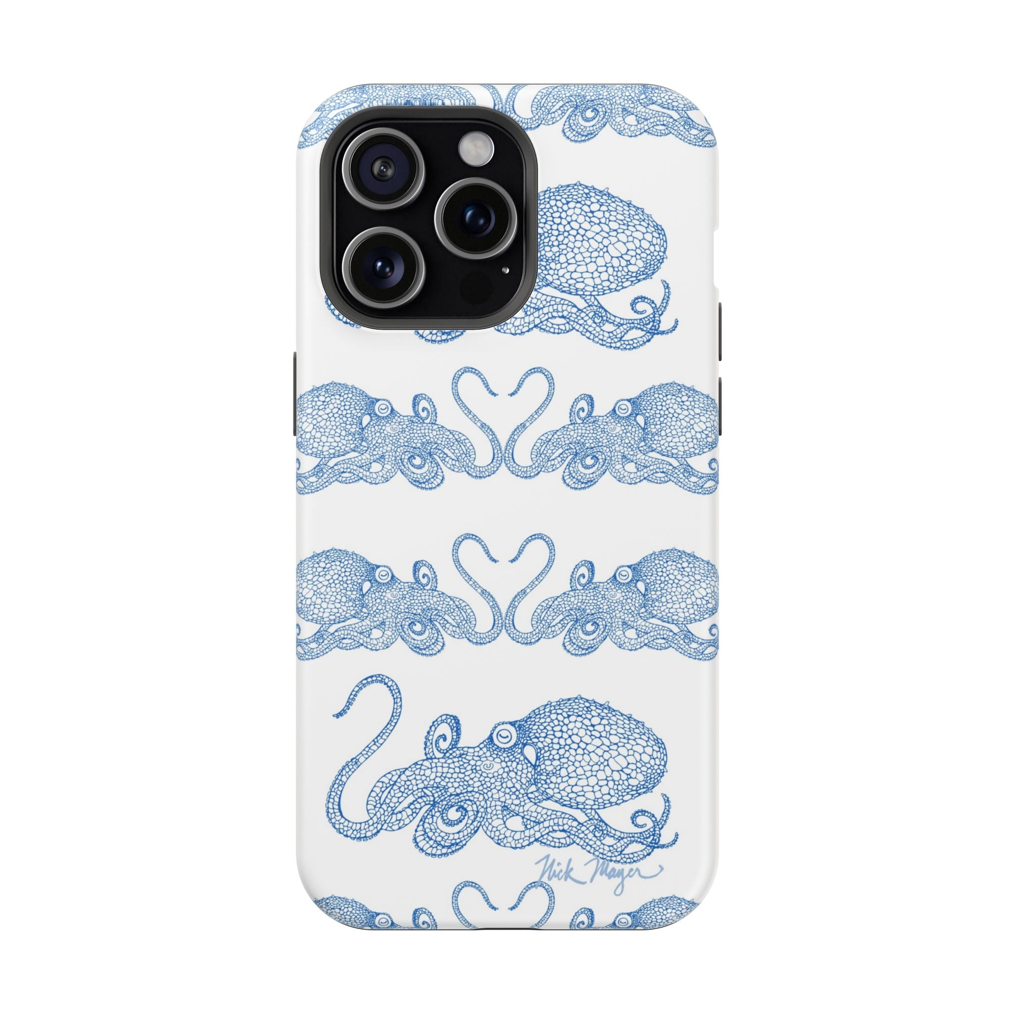 Blue Octopus 1 MagSafe iPhone Case