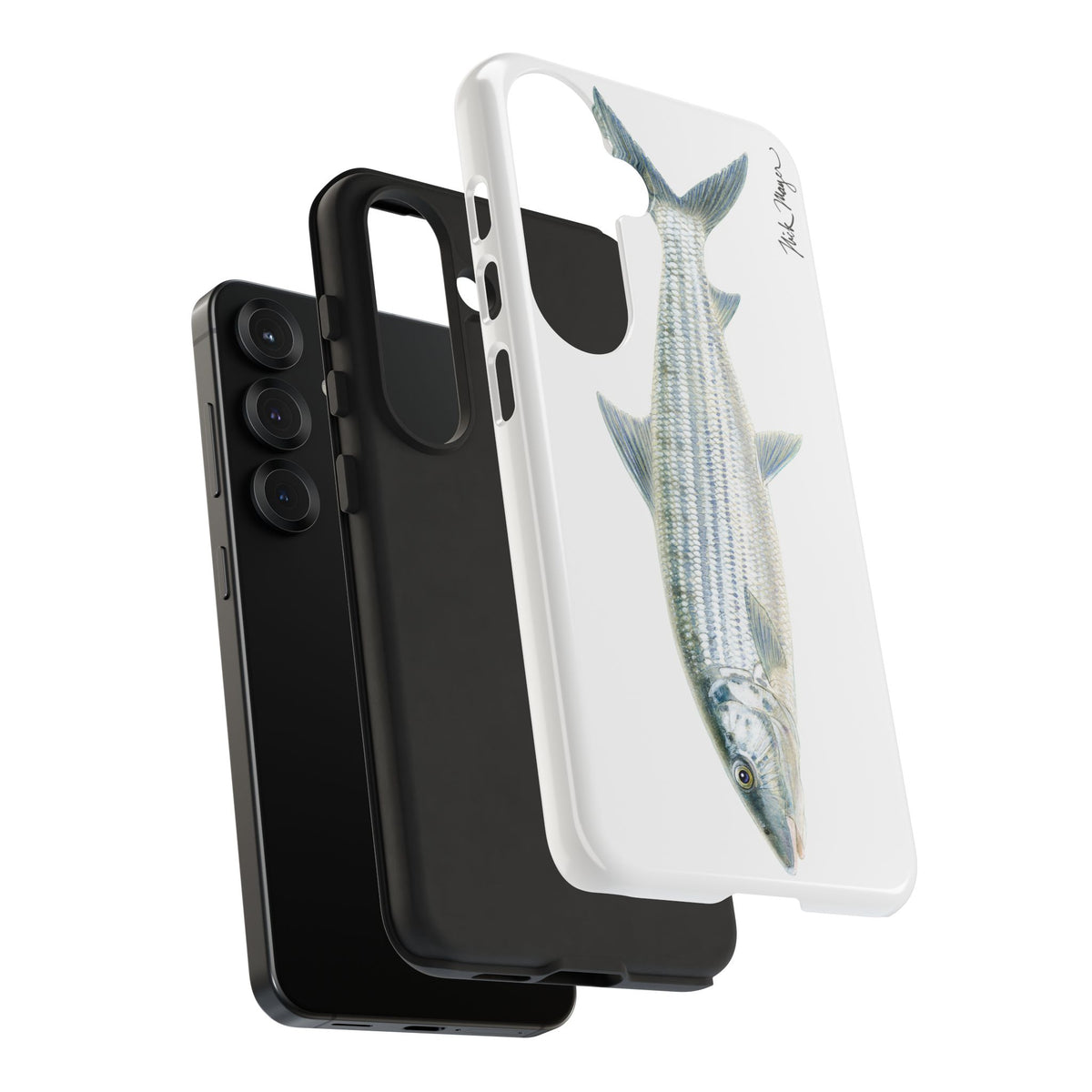 Bonefish White Phone Case (Samsung) Printify