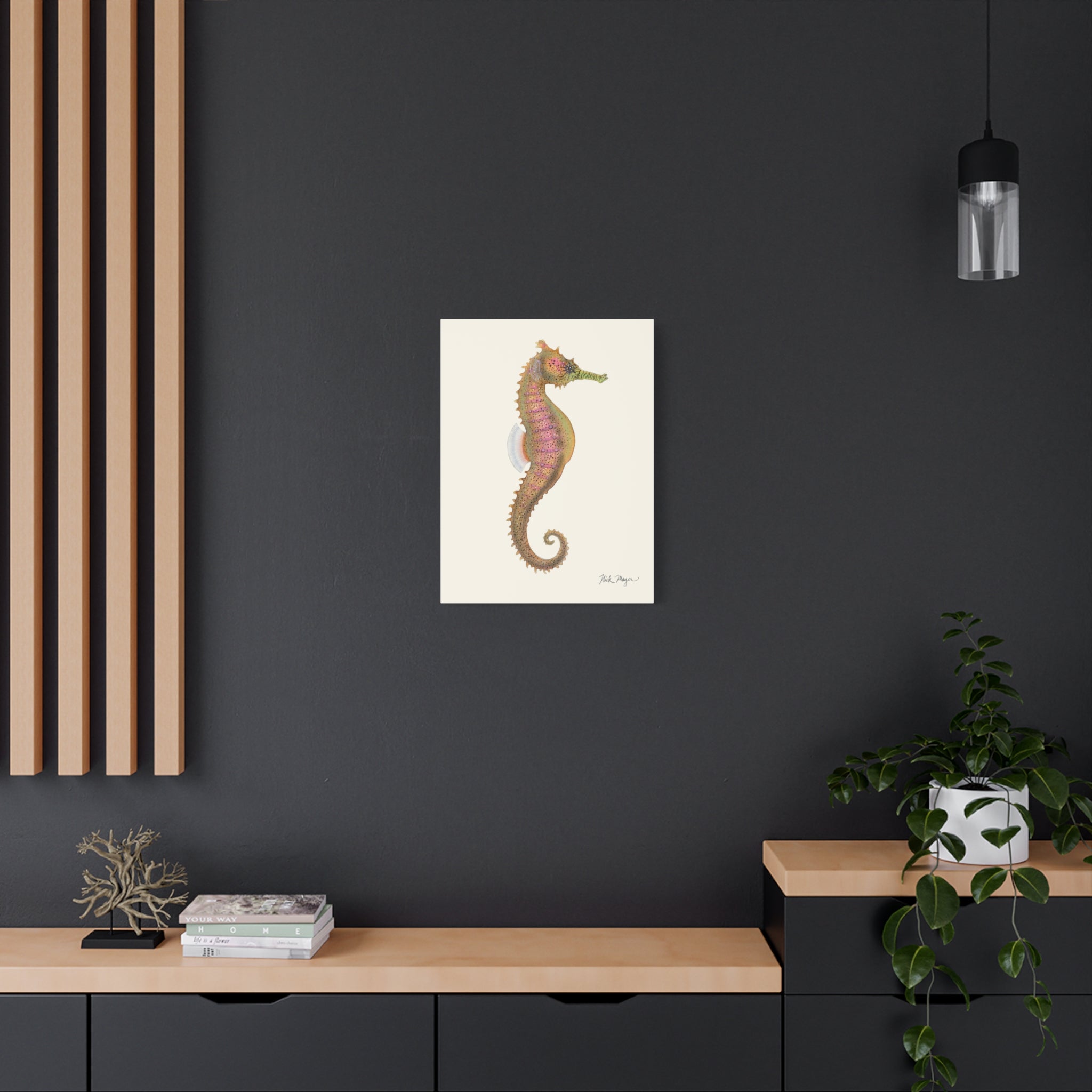 Estuary Seahorse Canvas Print