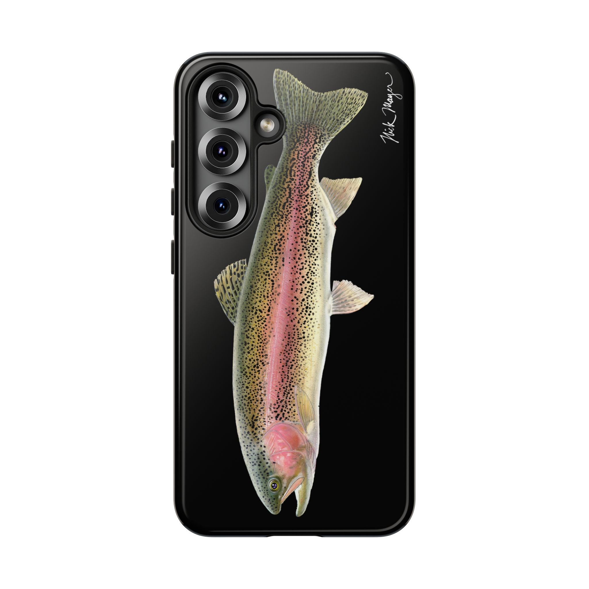 Rainbow Trout Black Phone Case (Samsung) Printify