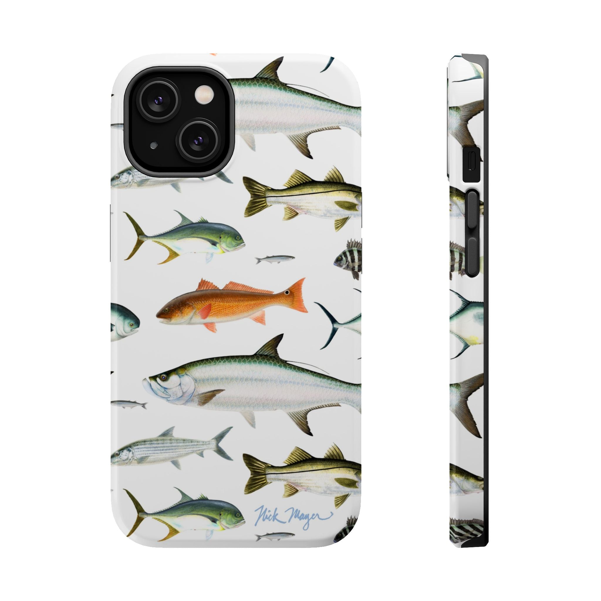Southern Fish White MagSafe iPhone Case