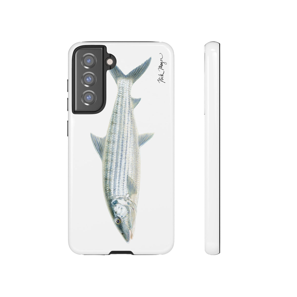 Bonefish White Phone Case (Samsung) Printify