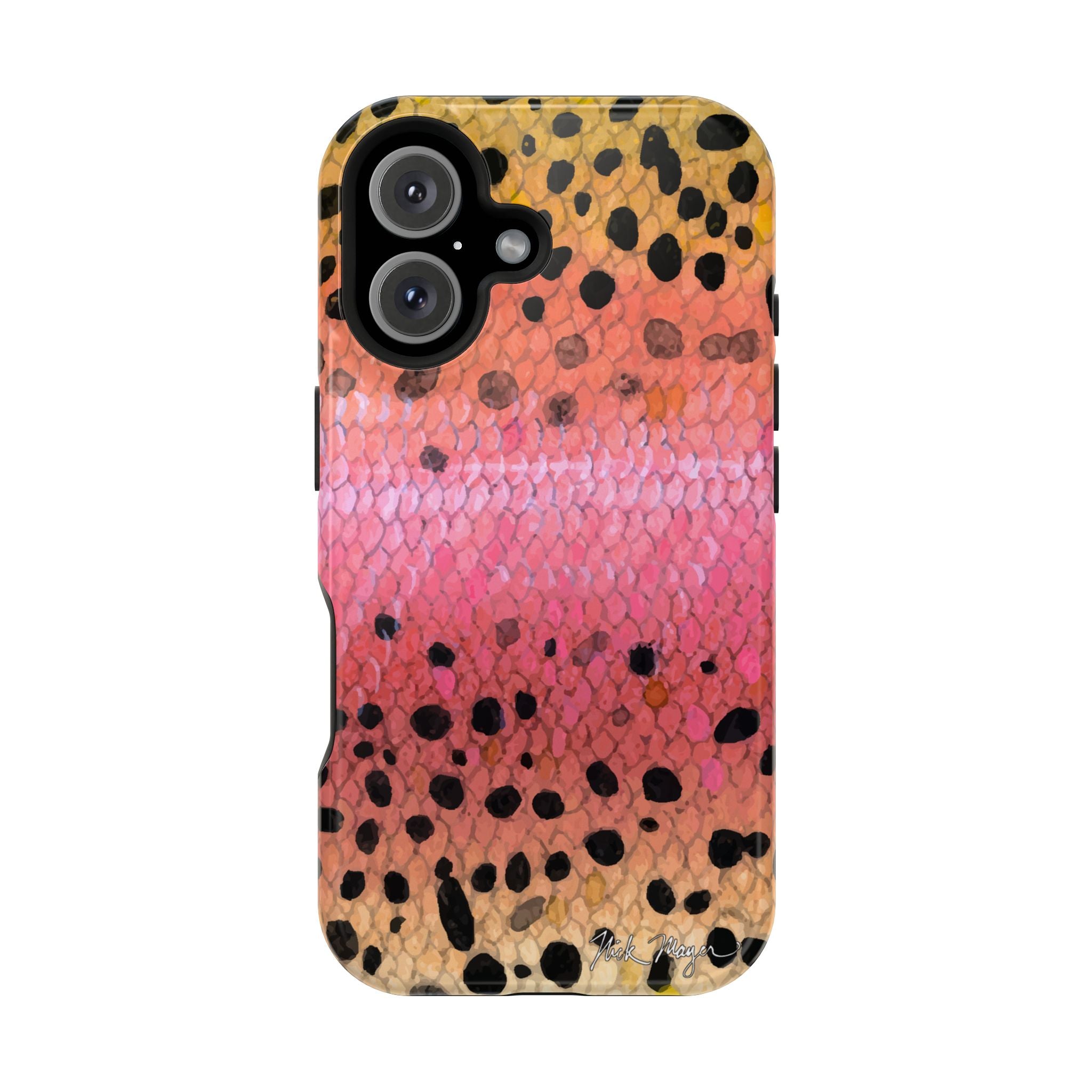 Rainbow Trout Skin MagSafe iPhone Case