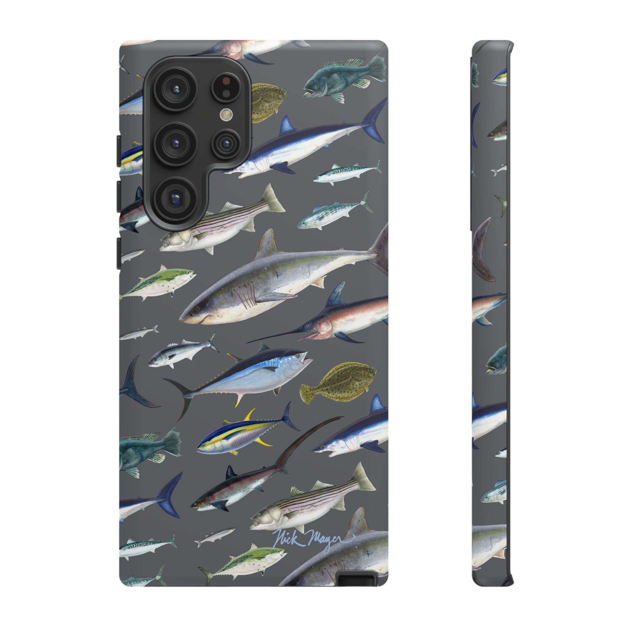 New England Offshore Fish Grey Phone Case, NEW!  (Samsung)