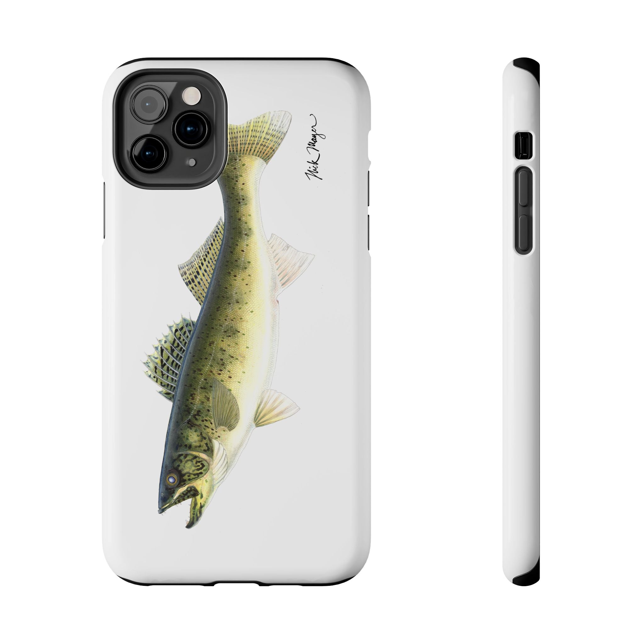 Walleye White Phone Case (iPhone)