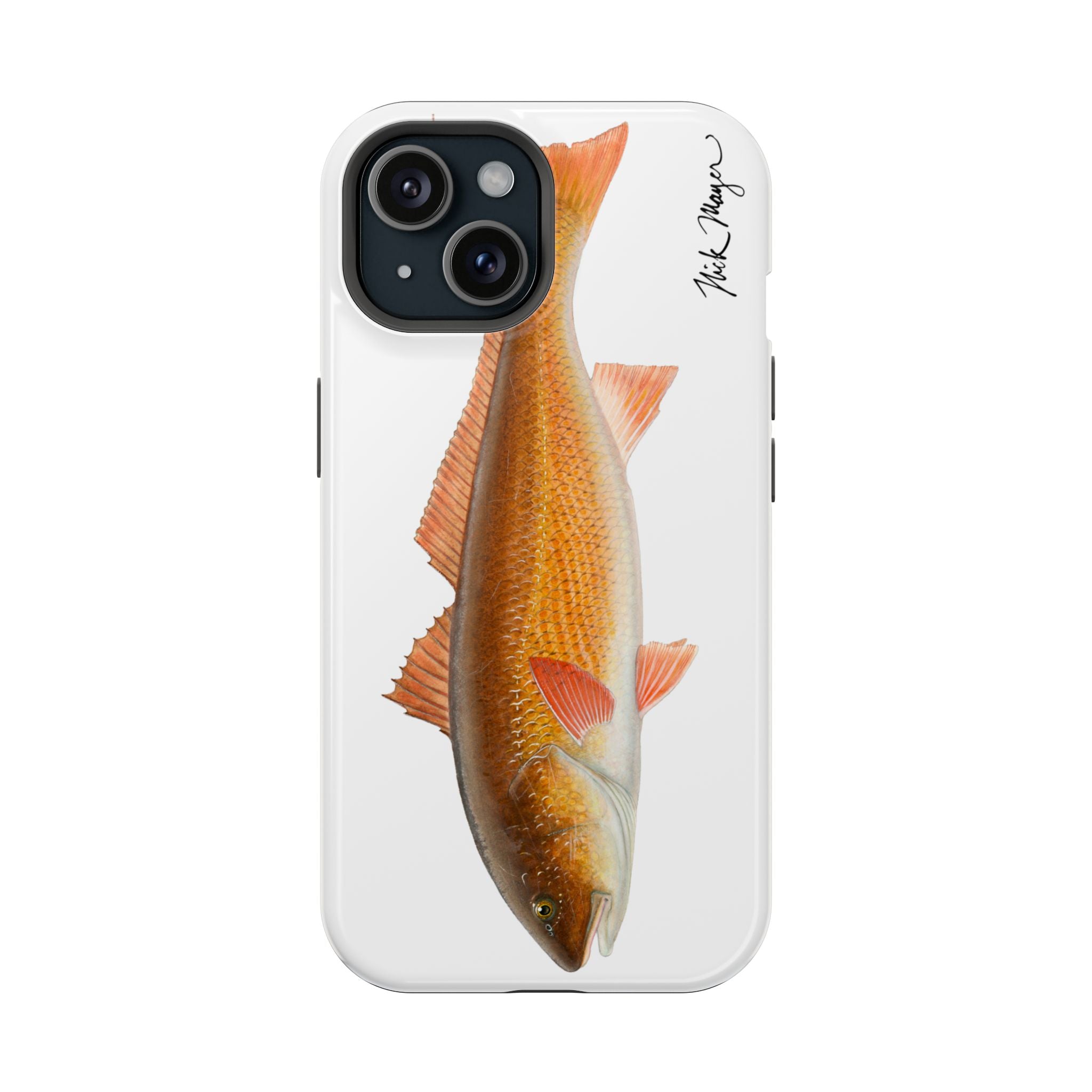 Redfish MagSafe White iPhone Case
