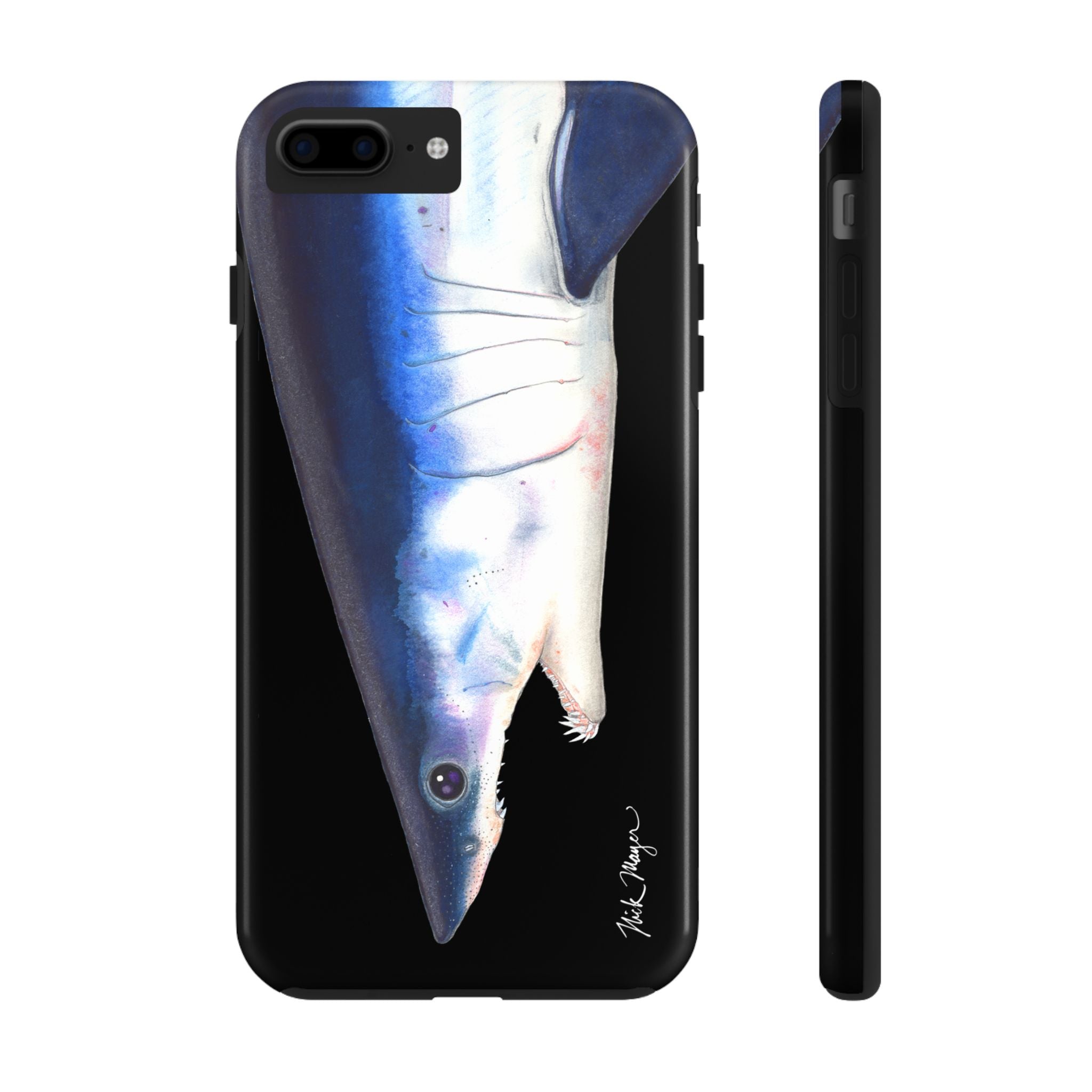 Mako Shark Face Black Case (iPhone)