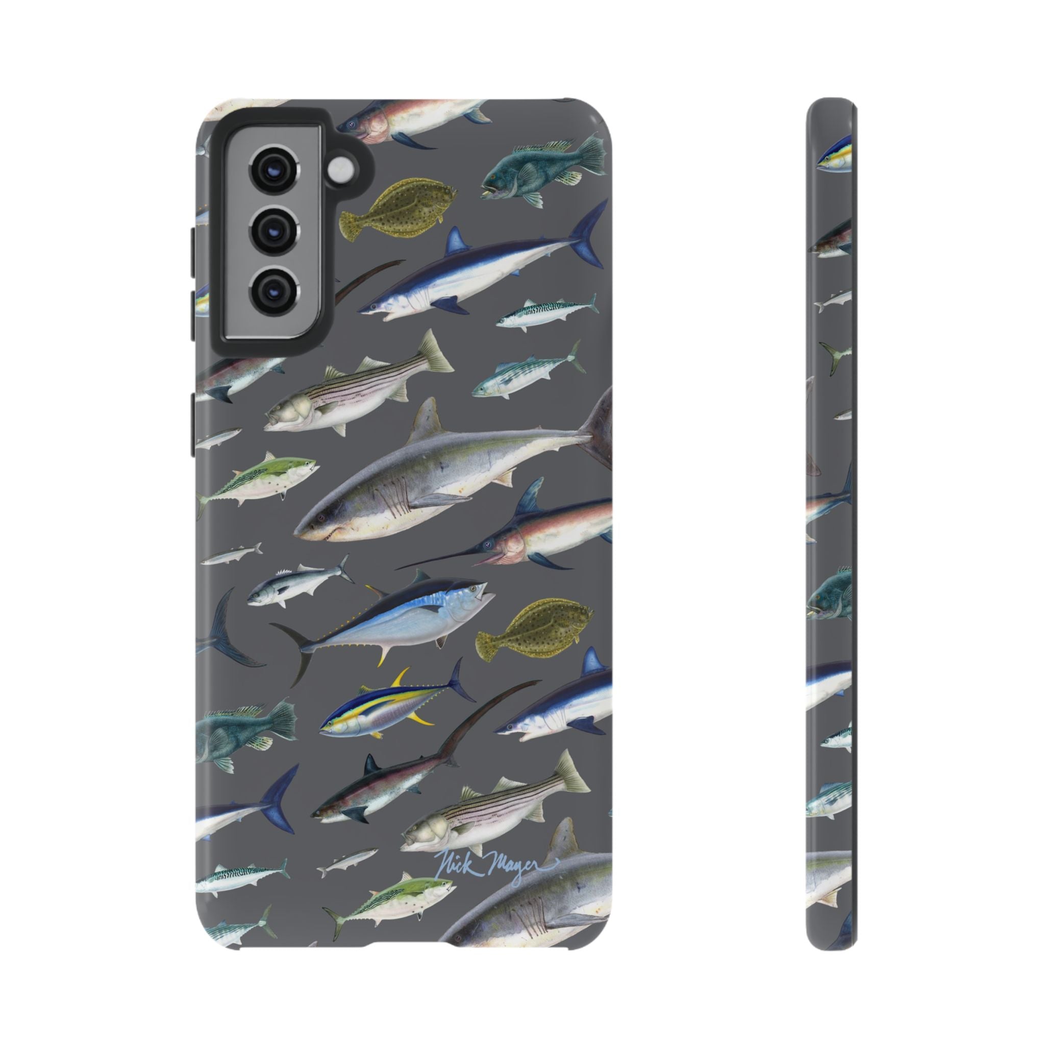 New England Offshore Fish Grey Phone Case, NEW!  (Samsung)