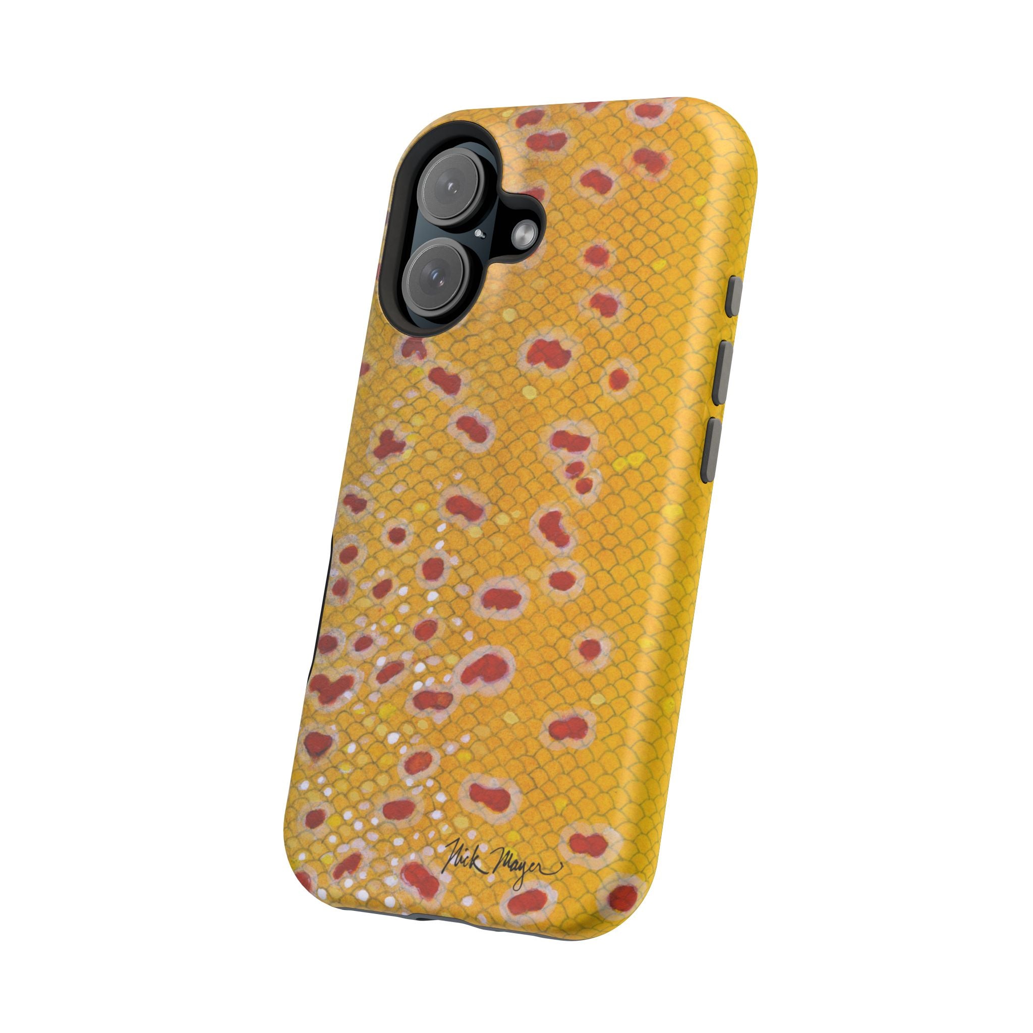 Brown Trout 3 Skin MagSafe iPhone Case