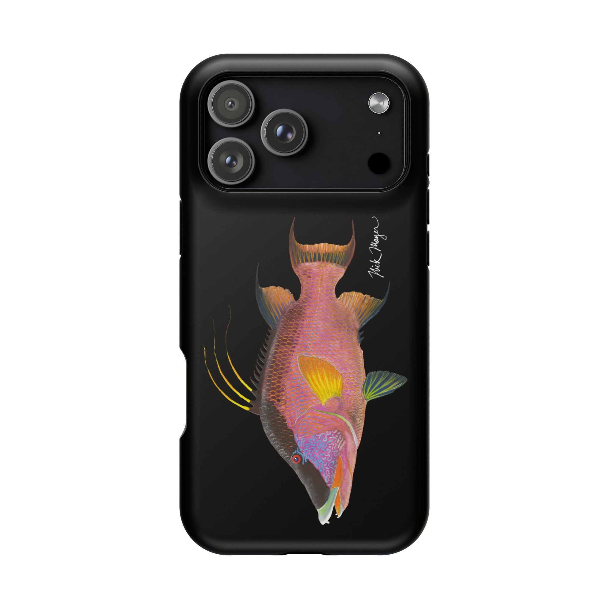 Hogfish MagSafe Black iPhone Case Printify