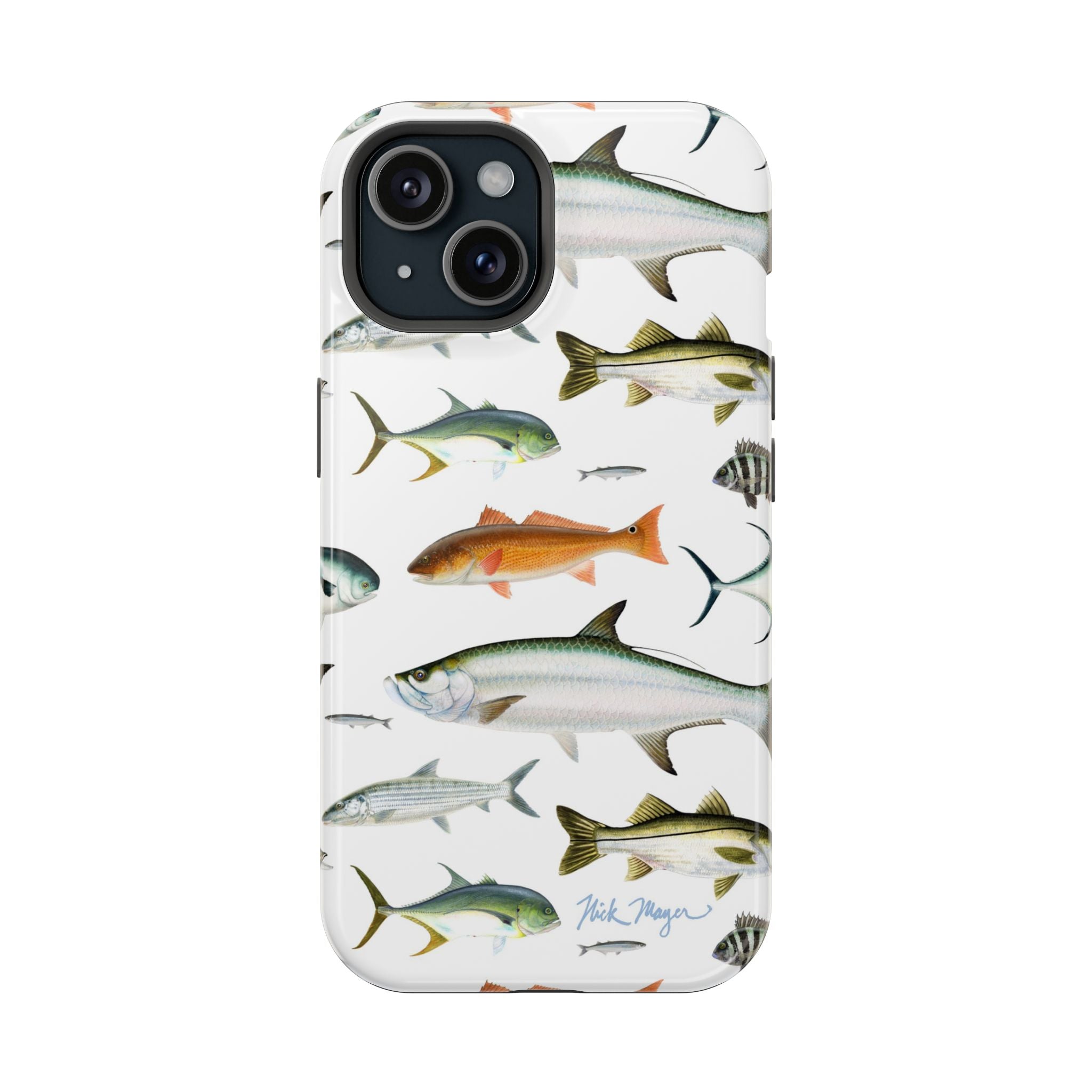 Southern Fish White MagSafe iPhone Case