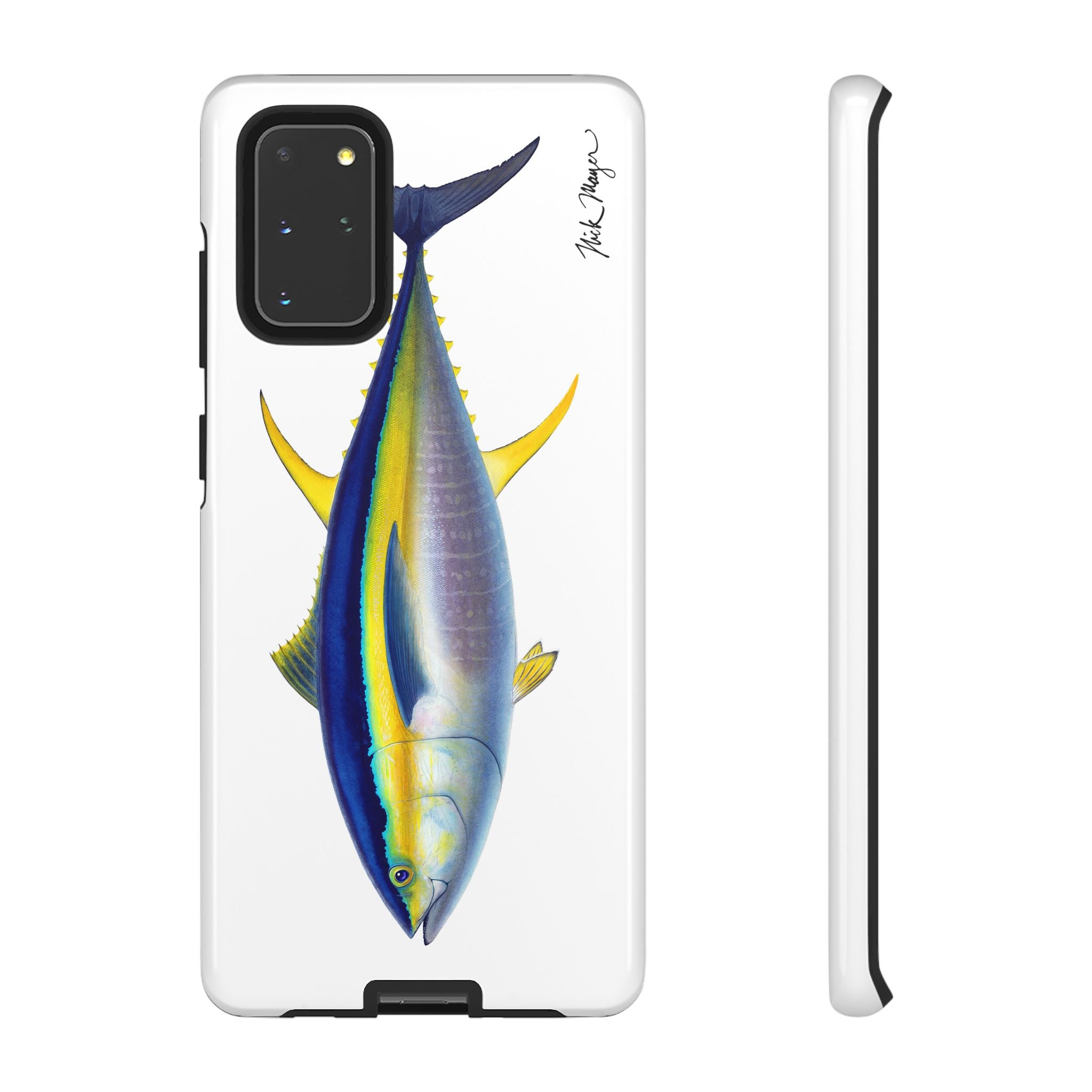 Yellowfin Tuna White Phone Case (Samsung) Printify
