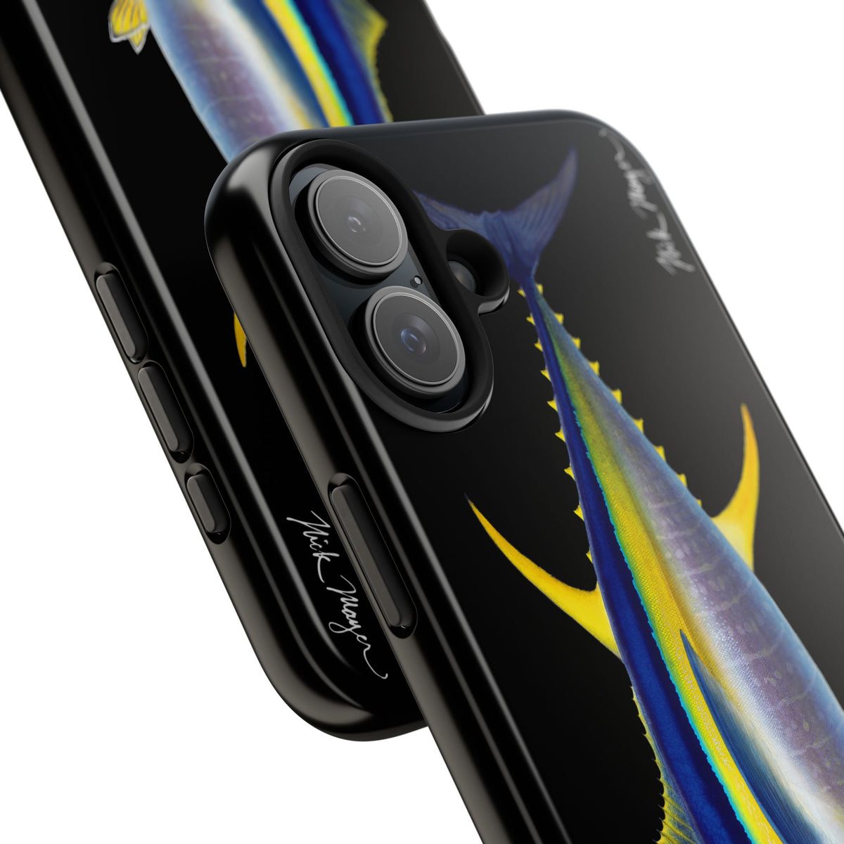 Yellowfin Tuna Black Phone Case (iPhone) Printify