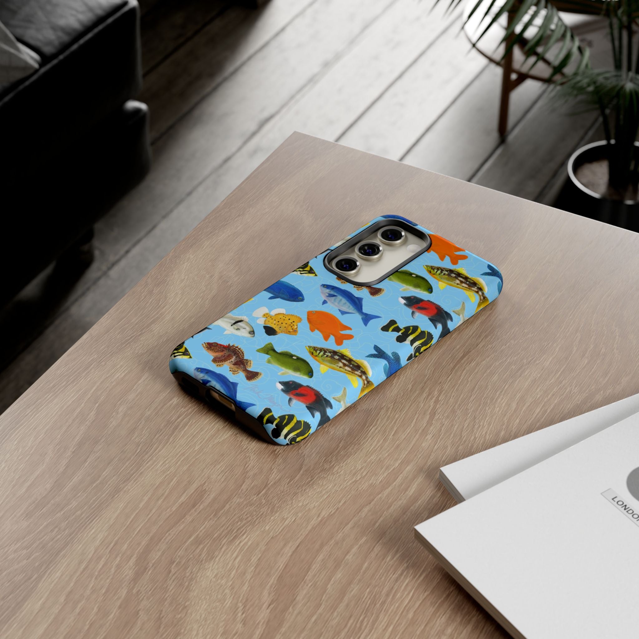 NEW California Fish Blue Phone Case (Samsung)