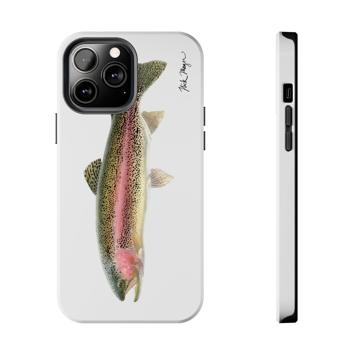 Rainbow Trout White Phone Case (iPhone) Printify