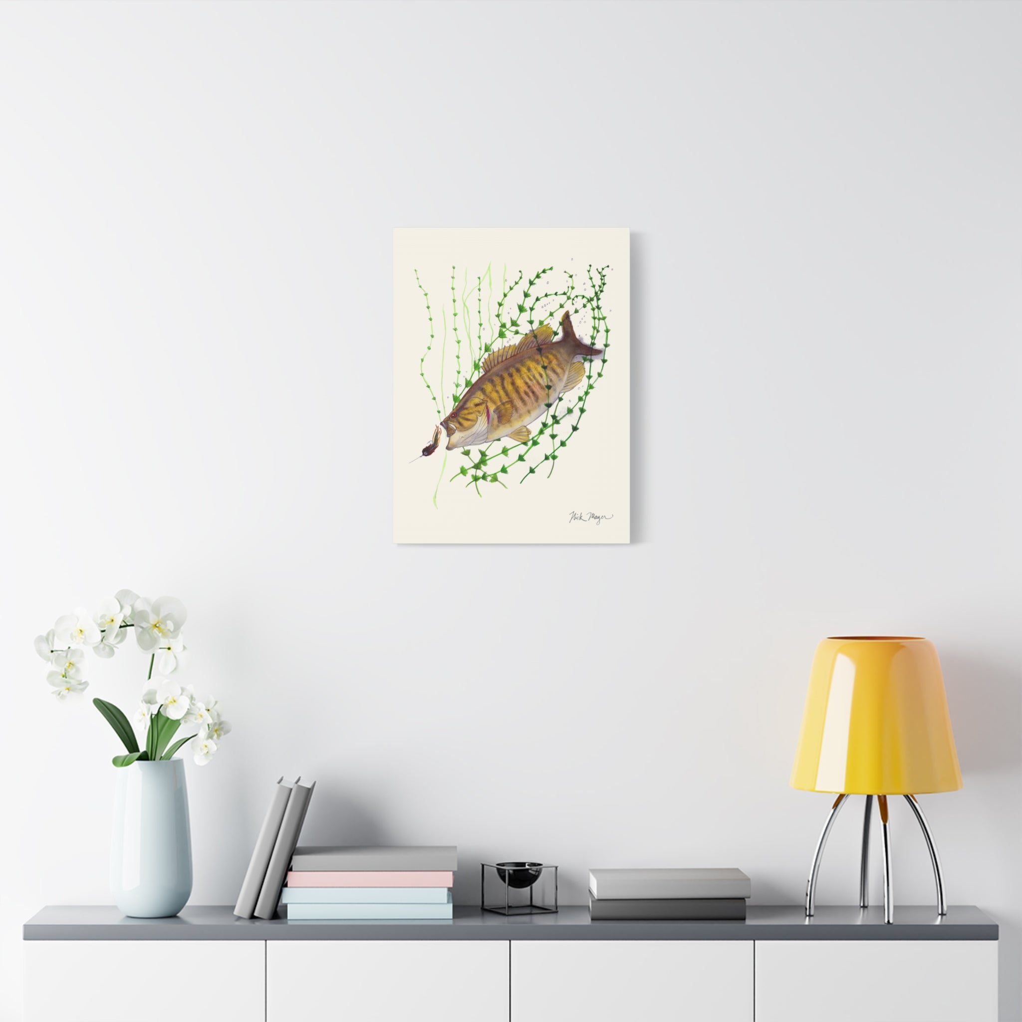 Bronzeback Smallmouth Bass Canvas Print
