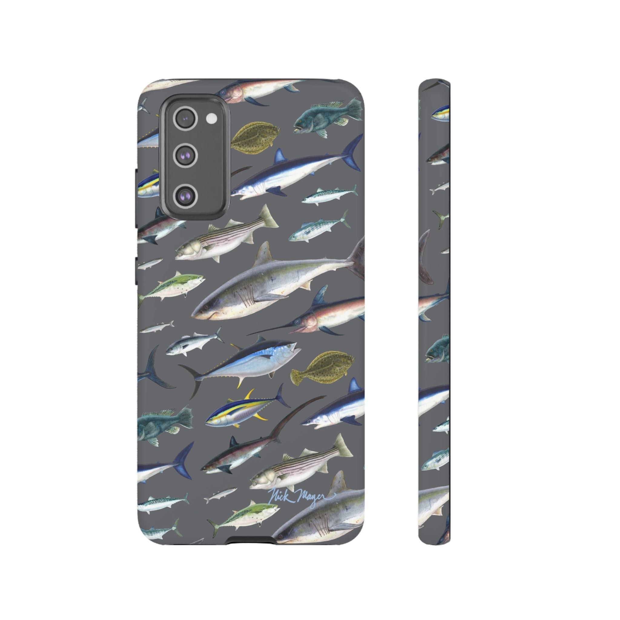 New England Offshore Fish Grey Phone Case, NEW!  (Samsung)