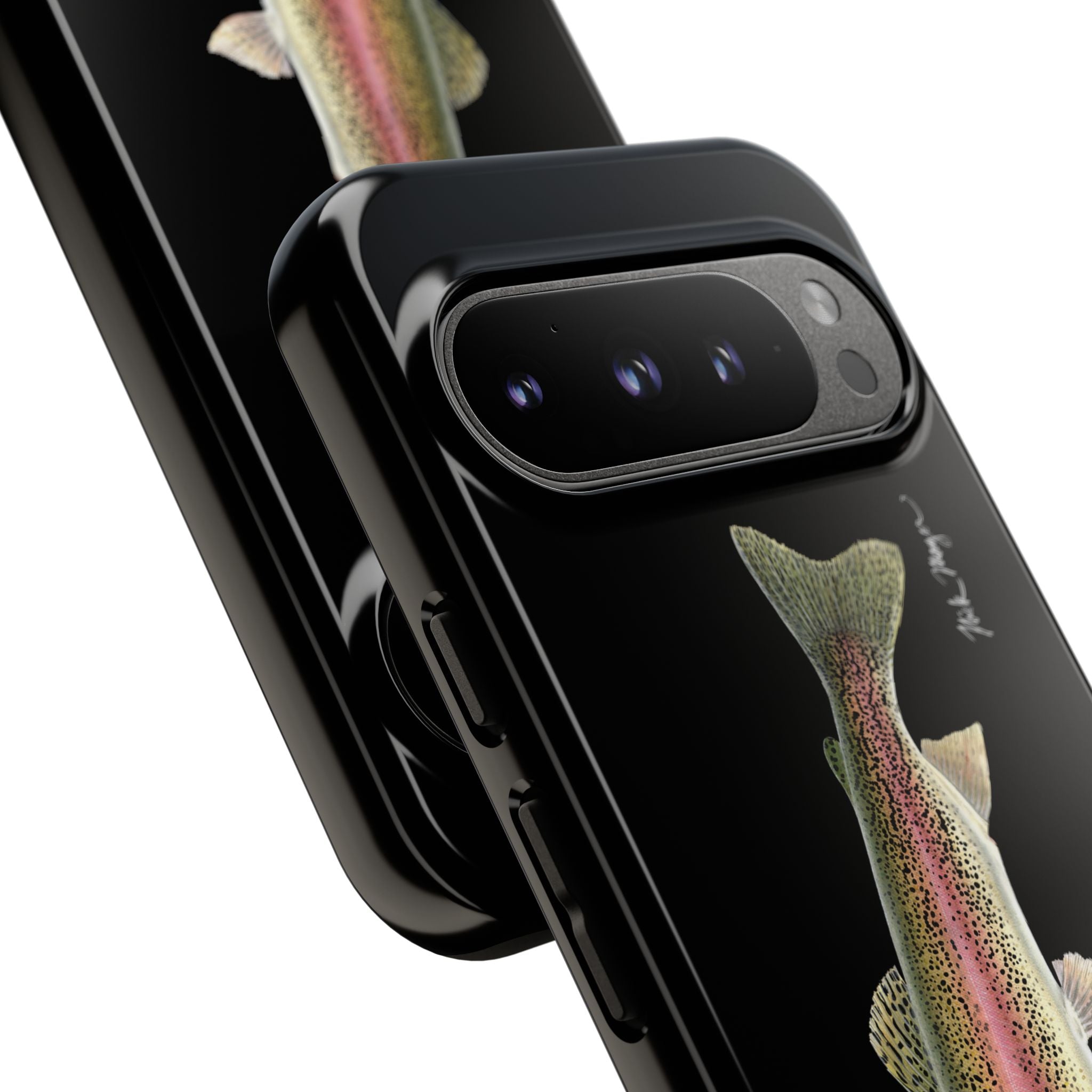 Rainbow Trout Black Phone Case (Samsung) Printify